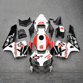 Kit carena Amotopart 2005-2006 Honda CBR600RR bianco nero rosso