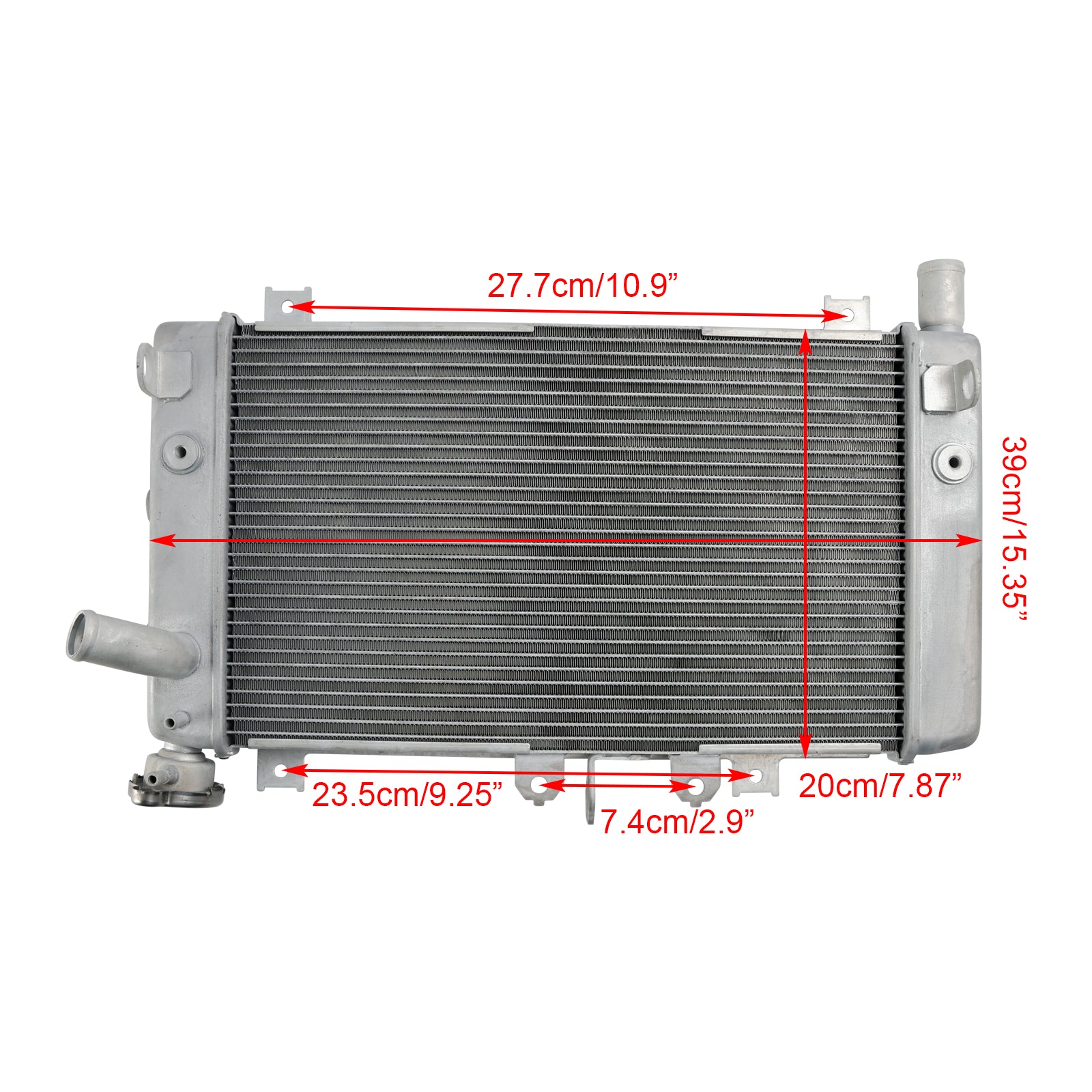 23-24 Kawasaki Zx-4r Zx-4rr Kühler Kühlung Motorkühler 39060-0758