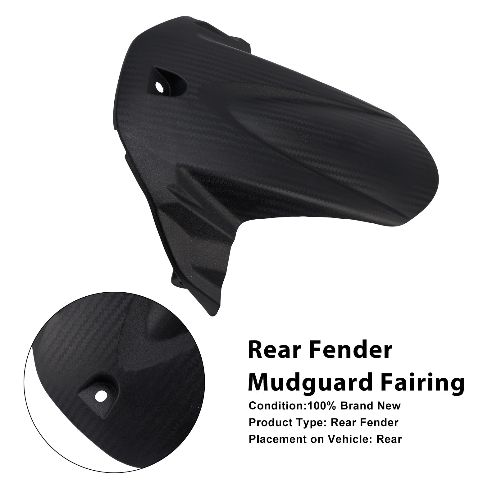 2011-2025 Suzuki GSXR600 GSXR750  Rear Fender Mudguard Fairing