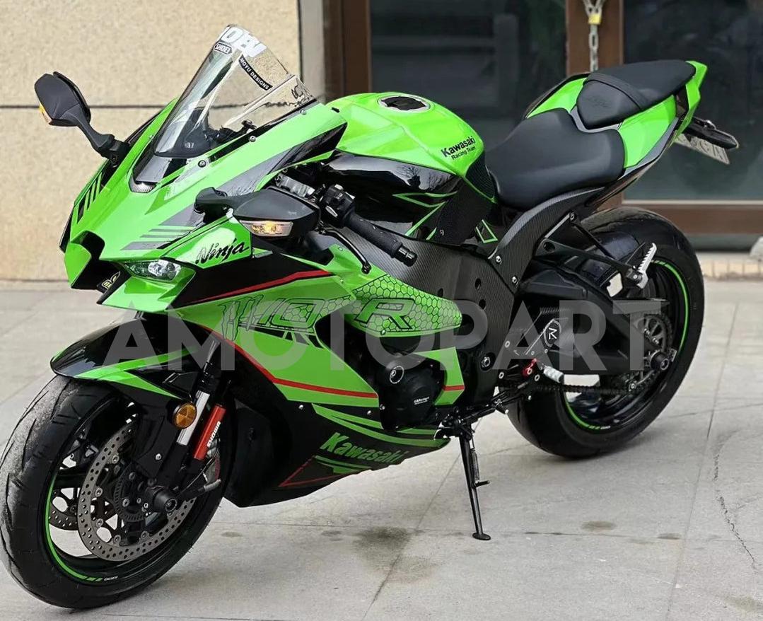 Amotopart 2021-2025 Kawasaki ZX 10RR ZX 10R Černá červená zelená kapotáž sada