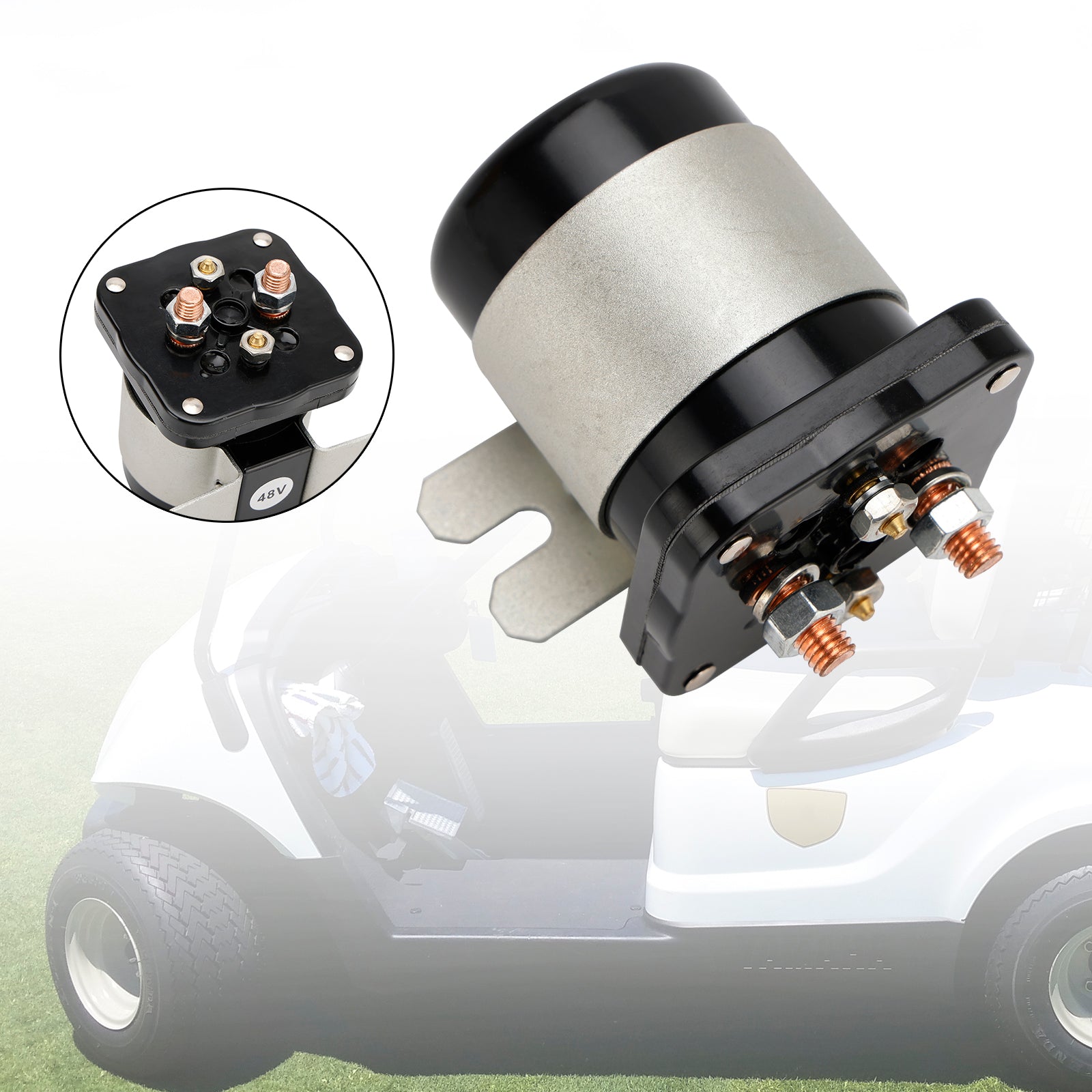 Solénoïde de démarreur 48V adapté pour voiture de Club E-Z-GO électrique Yamaha G19 G22 G23 G27