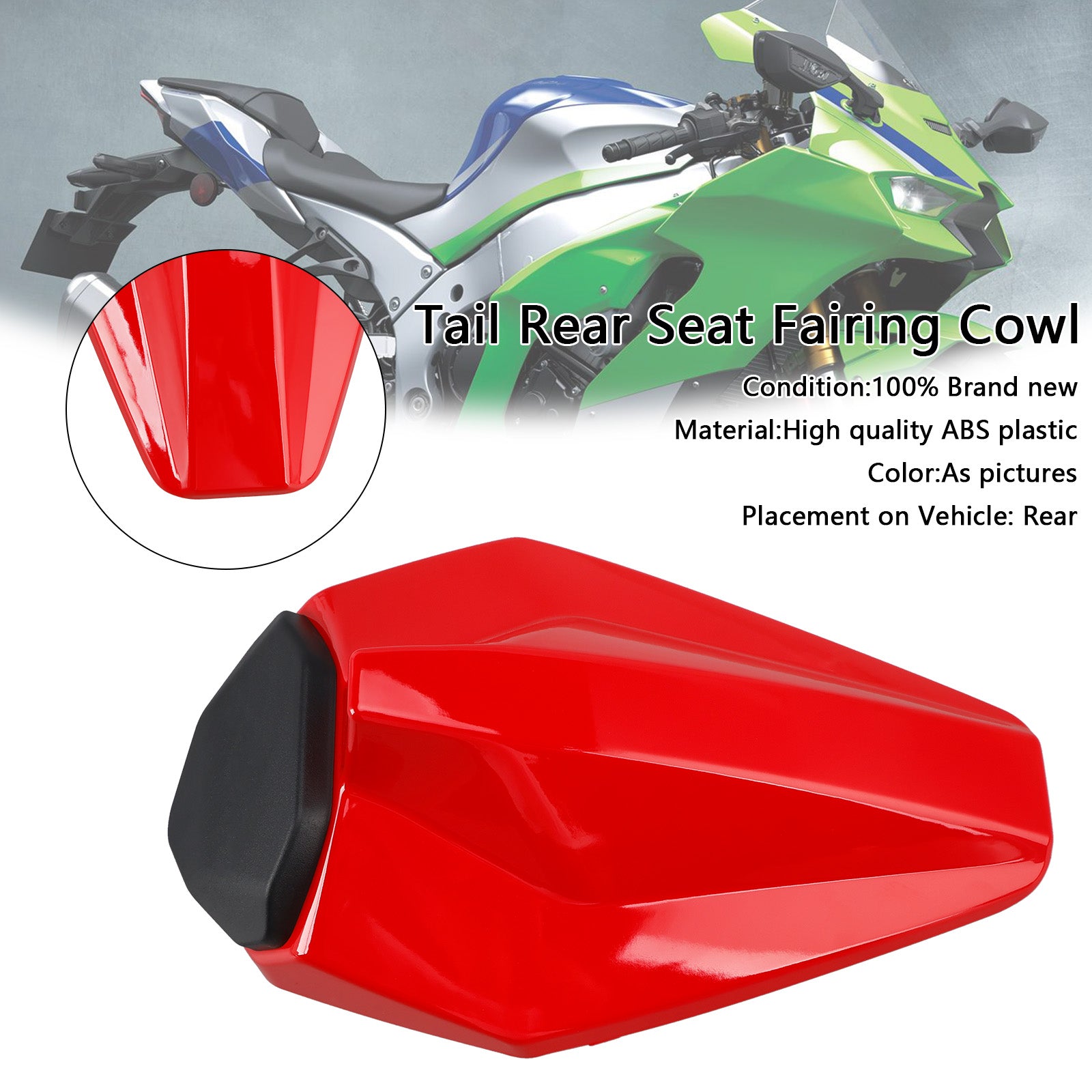 2016-2025 Kawasaki ZX10R ZX-10R  Racing Tail Rear Seat Fairing Cowl