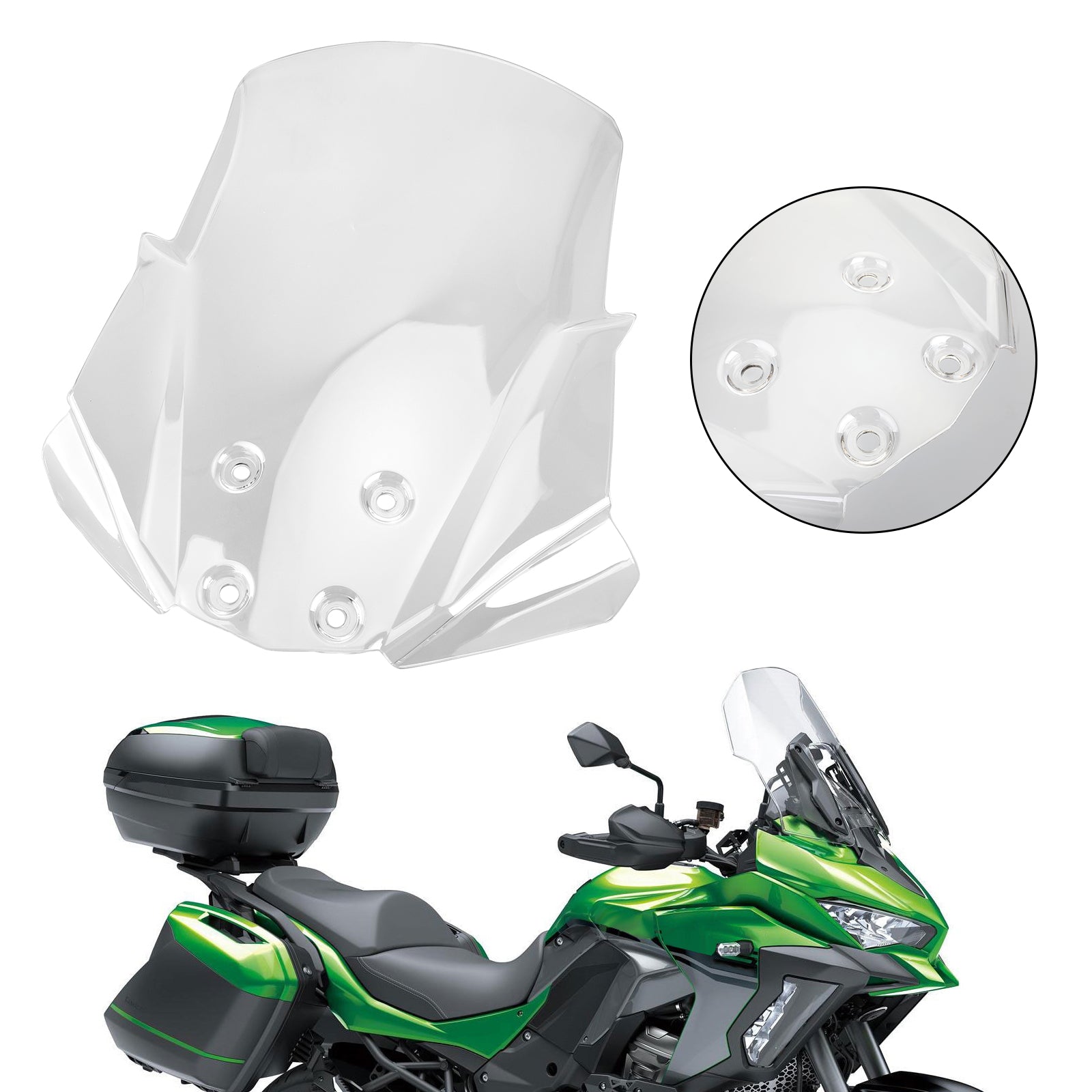 2017-2019 Kawasaki Versys-X300 Windscreen Windshield Clear