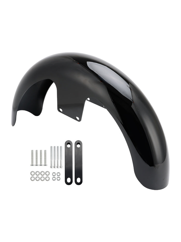 19palcové cestovní tašky Electra Street Road Glide Baggers FLHT FLHR Black Wrap přední blatník ABS