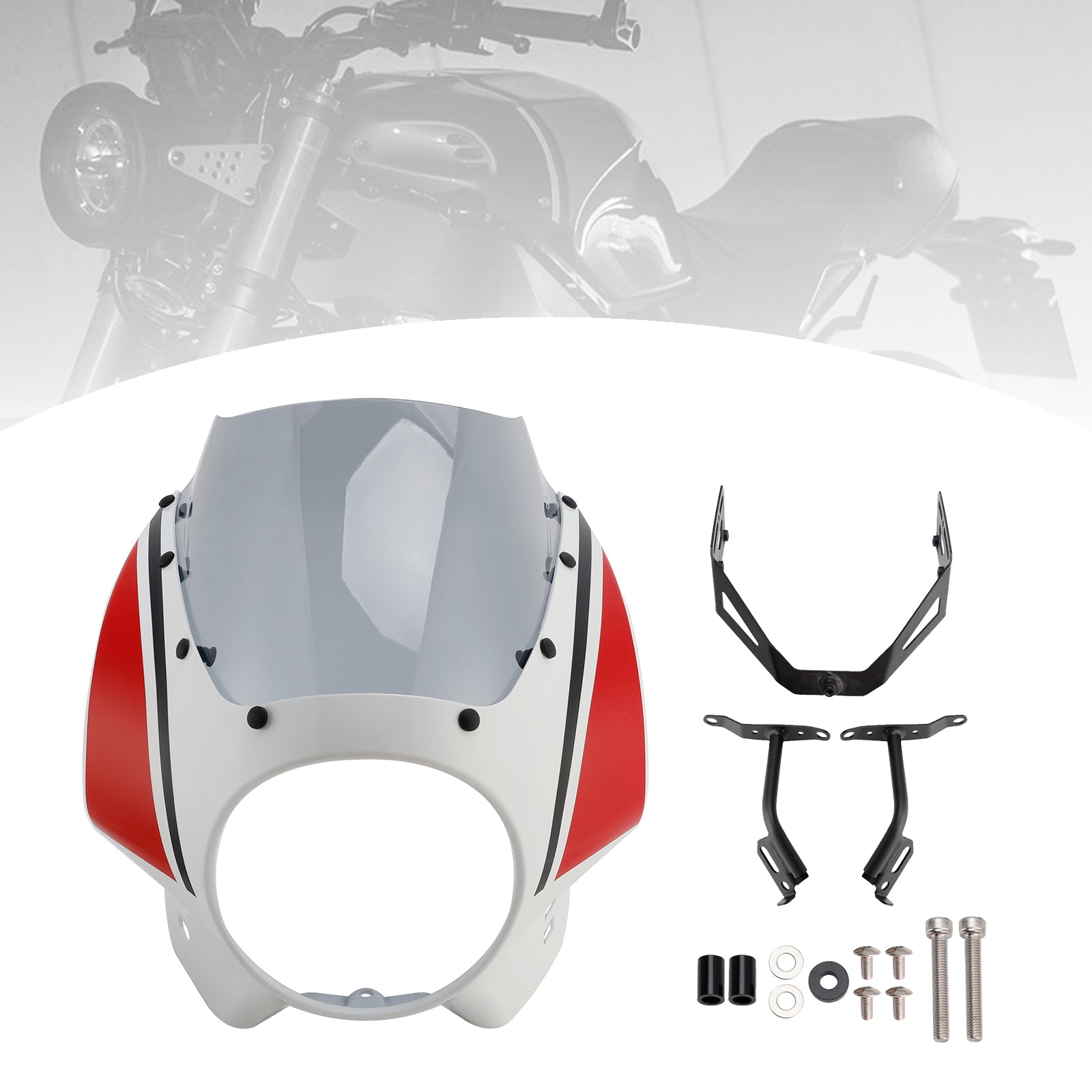 Yamaha XSR900 2022-2025 Headlight Fairing Windshield WindScreen