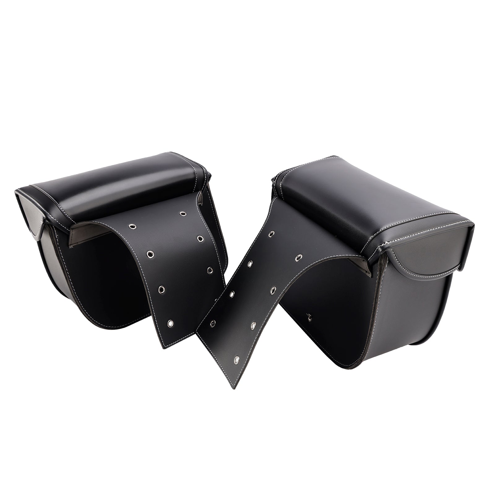 Side Tail Bag Saddlebag Color Matching Luggage Black 28L For Scooter Motorcycle