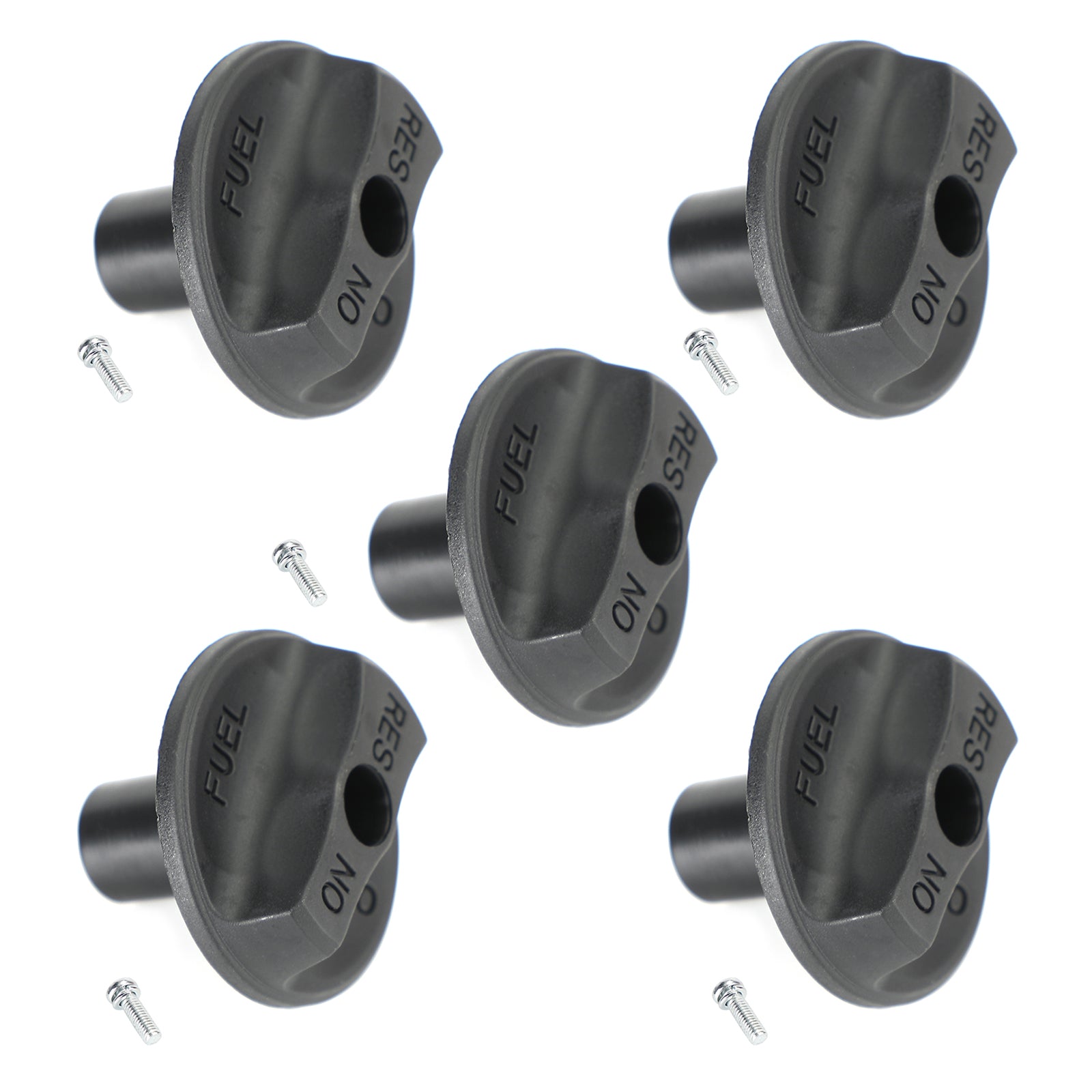 Arctic Cat 250 300 400 500 01-05 0470-408 0423-146 5 tornillos de válvula de perilla de gas &