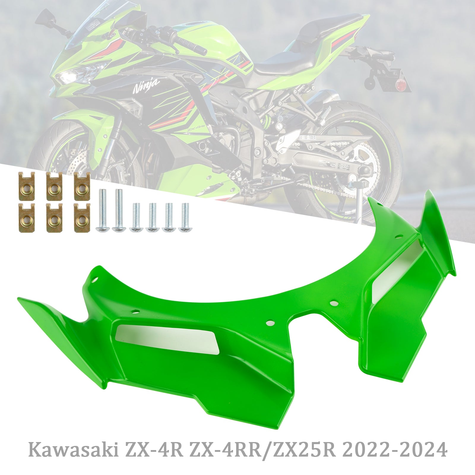 フロントフェアリングウイングビークシェルカバー Kawasaki ZX4R ZX4RR ZX25R 22-24