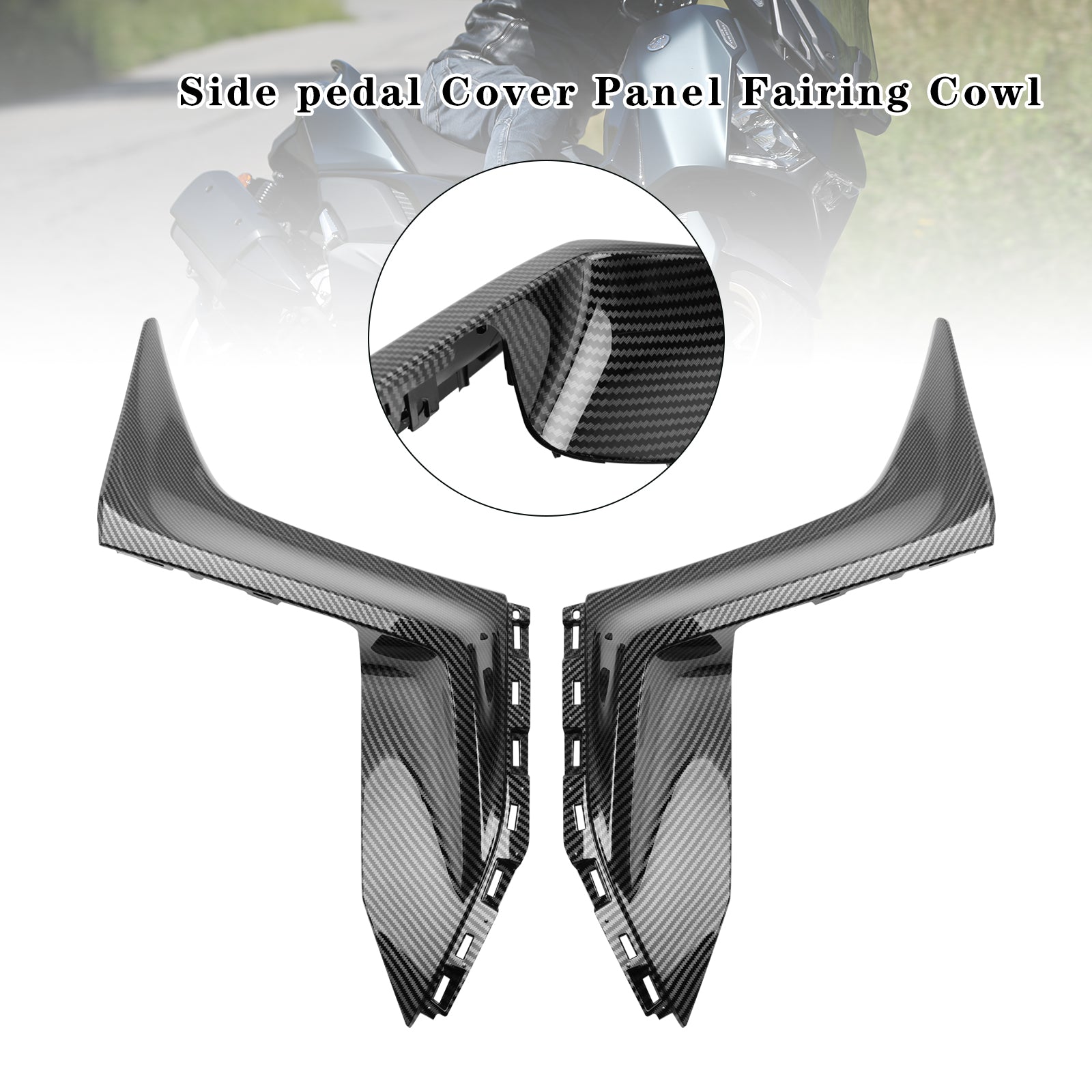 23-24 Yamaha X-MAX 300 XMAX  Side Pedal Cover Panel Fairing Cowl