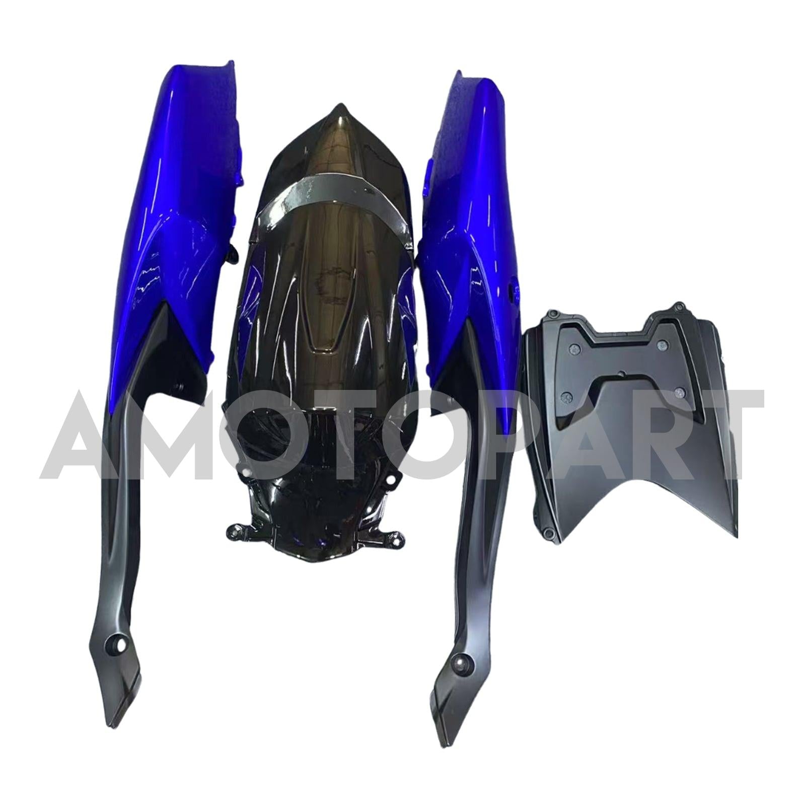 Amotopart 2008-2009 Suzuki GSXR 600/750 Black Blue Fairing Kit