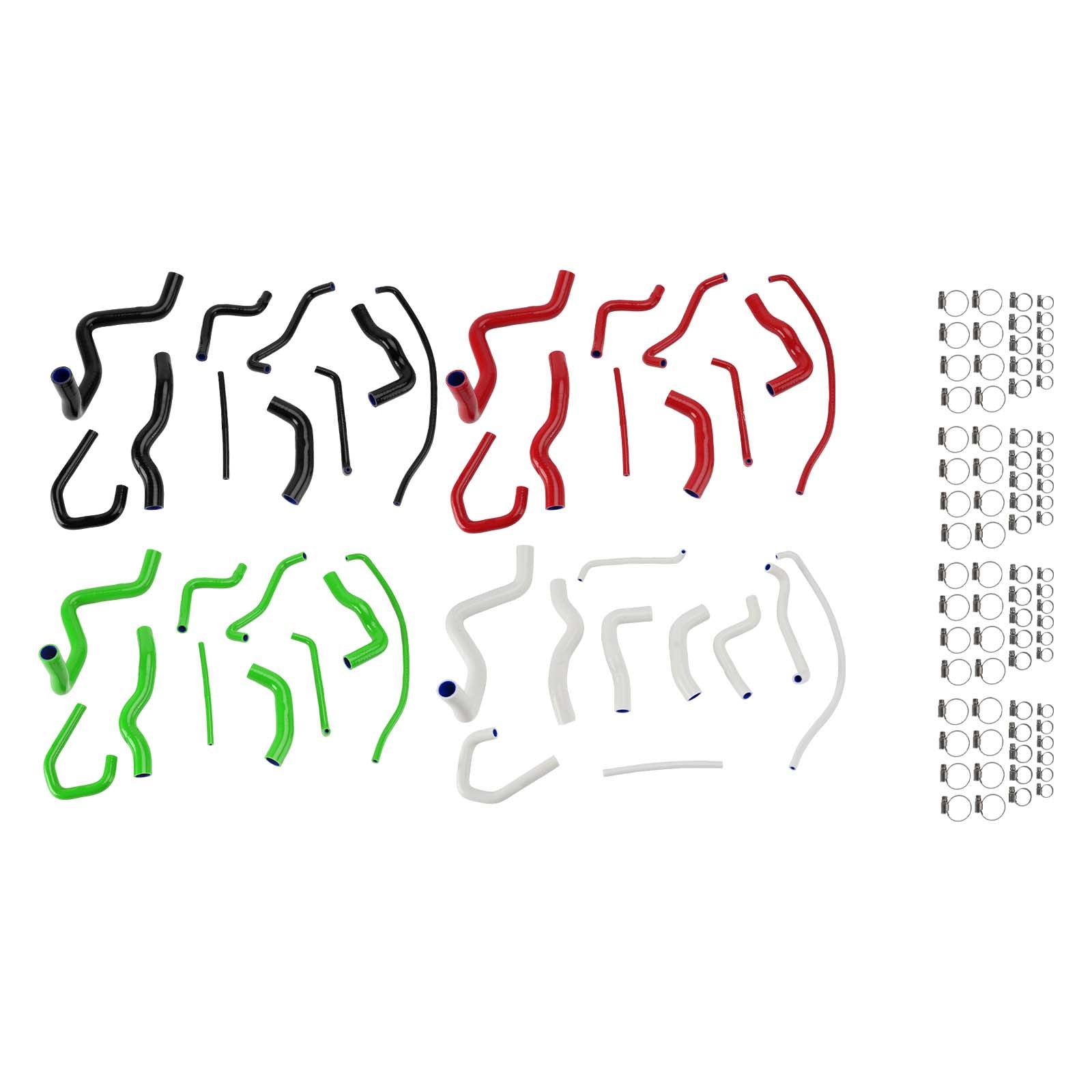 09-26 Kit de mangueira de refrigeração do radiador de silicone Kawasaki Ninja 636 ZX-6R