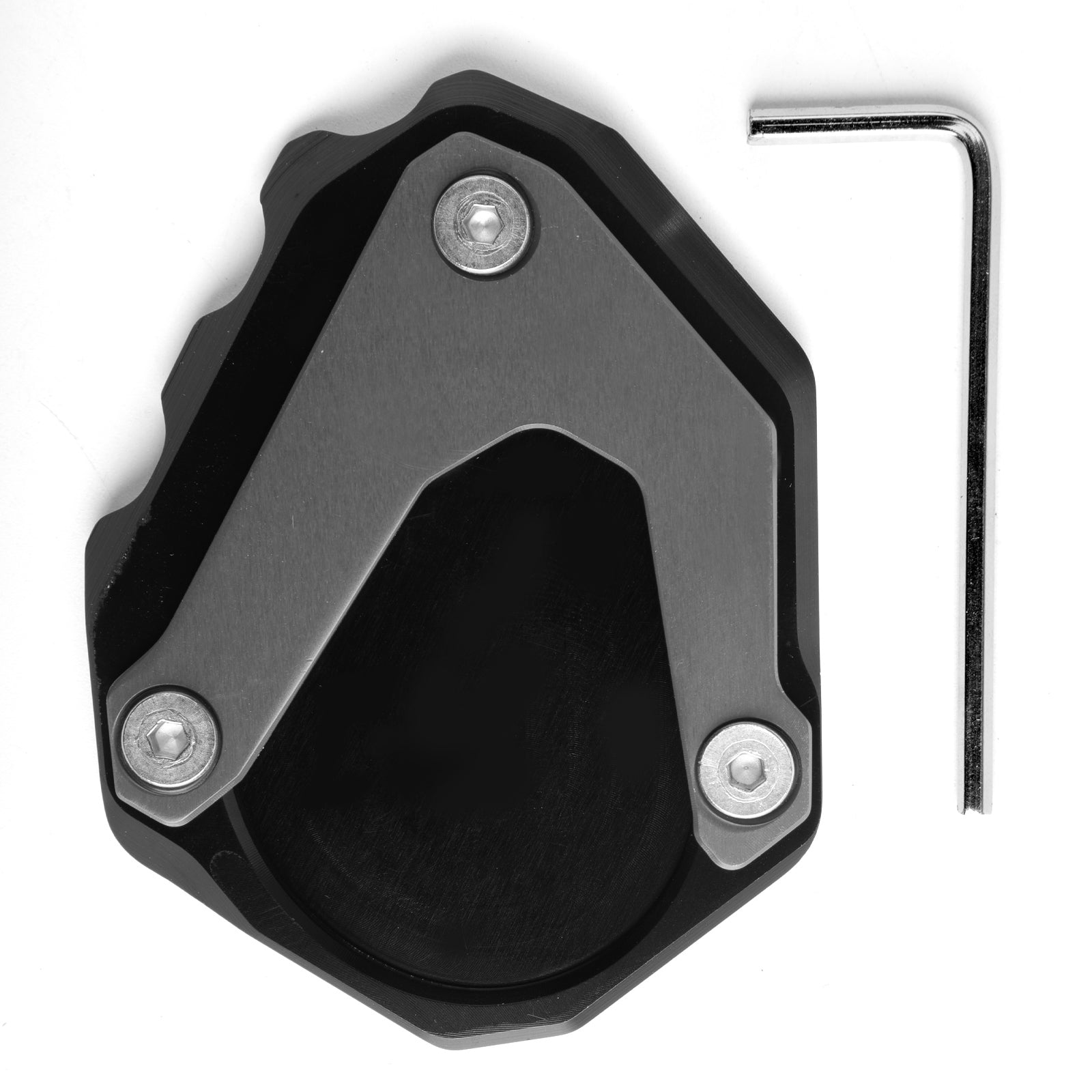 BMW R NINE T 2014-17 R1200RT 04-14 Kickstand Side Stand Extension Pad Gray