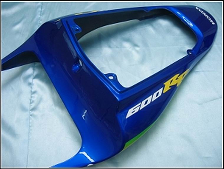 Amotopart 2007-2008 Honda CBR600RR Kit de carénage bleu et vert