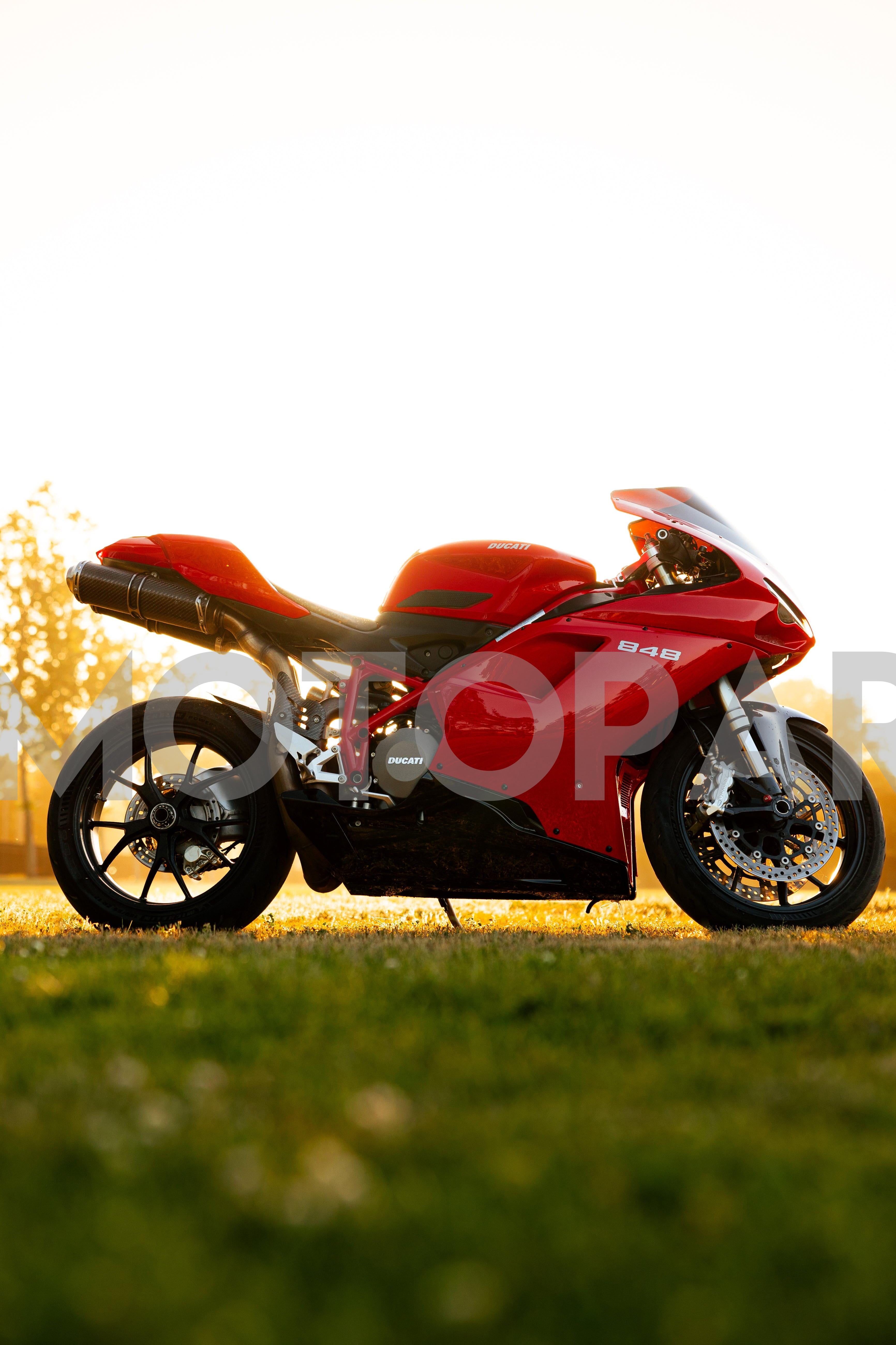 Amotopart All Years Ducati 1098 1198 848 Red Fairing Kit