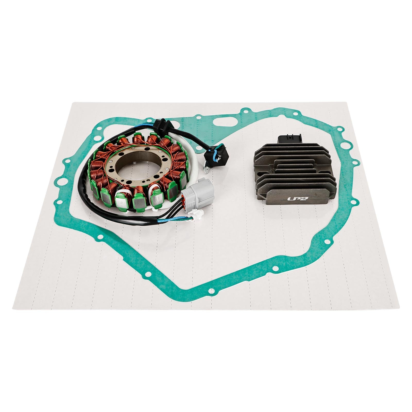 00-17 Suzuki LTF 400F King Quad Magneto Stator + Voltage Rectifier + Gasket