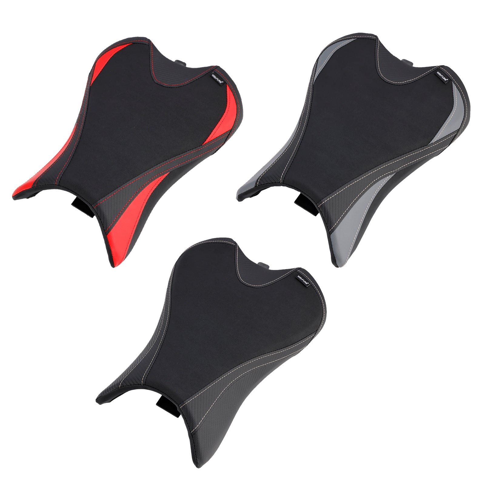 19-22 Street Triple 765/S/R Front Driver Raider Seat Pillle Black