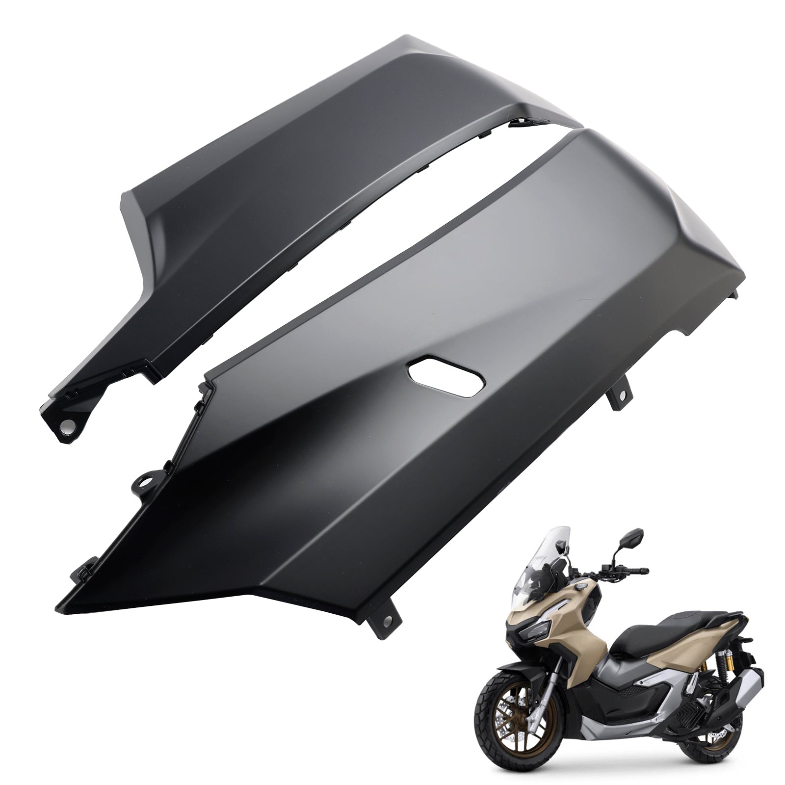 23-24 Honda Adv 160 Seitliche Pedalabdeckung Verkleidung Verkleidung