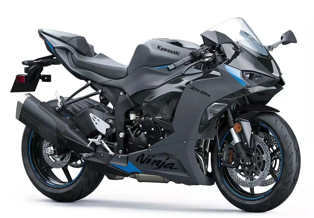 Amotopart 2024-2025 Kawasaki ZX-6R Schwarzverkleidungskit