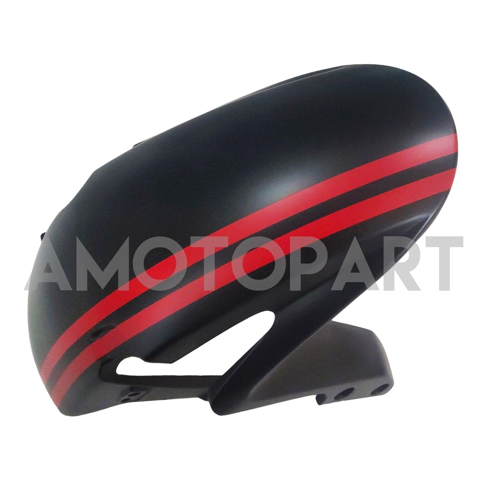Amotopart 2007–2008 Honda CBR600RR mattschwarz-rotes Verkleidungsset