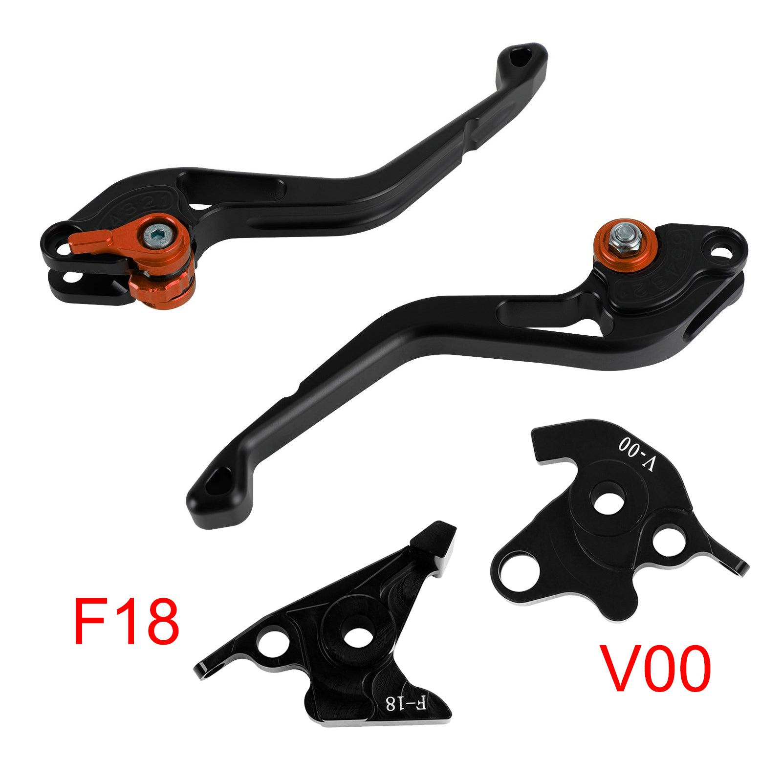 Honda VFR750 VFR800/F VTR1000F Orange NEW Short Clutch Brake Lever