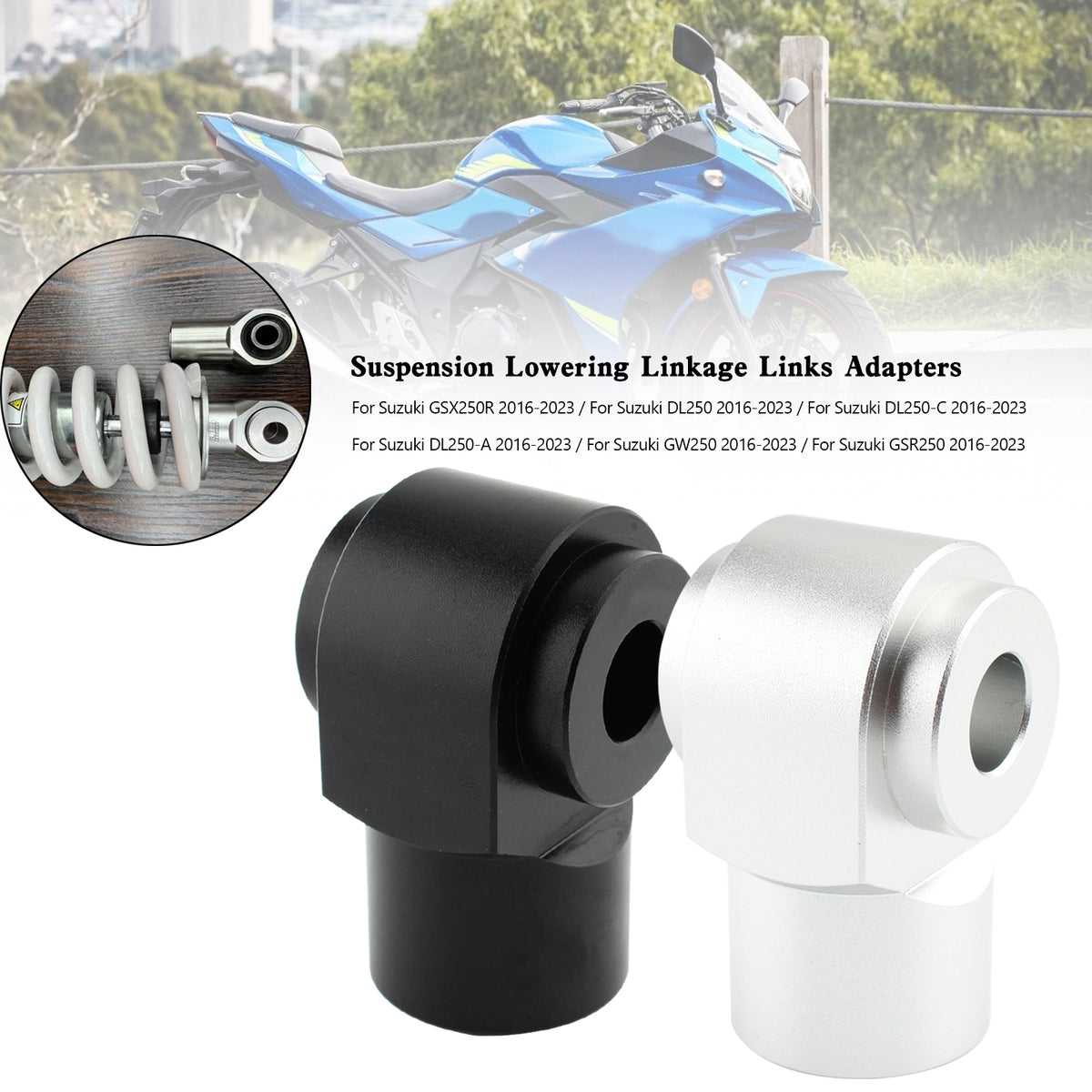 Suspension Lowering Linkage Links Kit For Suzuki GSR250R DL250 GW250 GSX250R