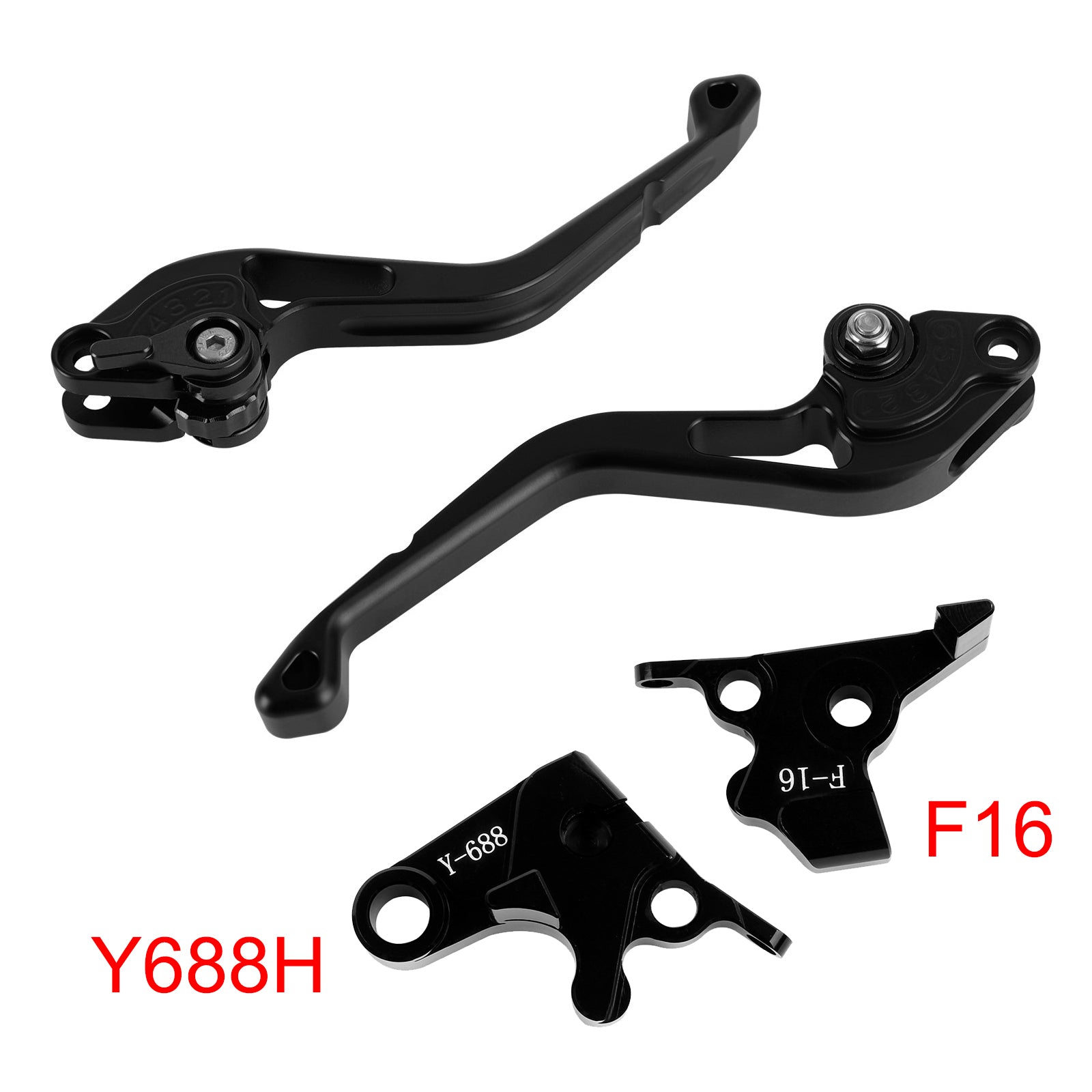 Yamaha FZ6 FAZER XSR 700 900 ABS Black NEW Short Clutch Brake Lever