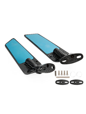 Swivel Wing Fin Rearview Mirrors For Honda CBR 600 RR 03-12 CBR 1000 RR 04-07
