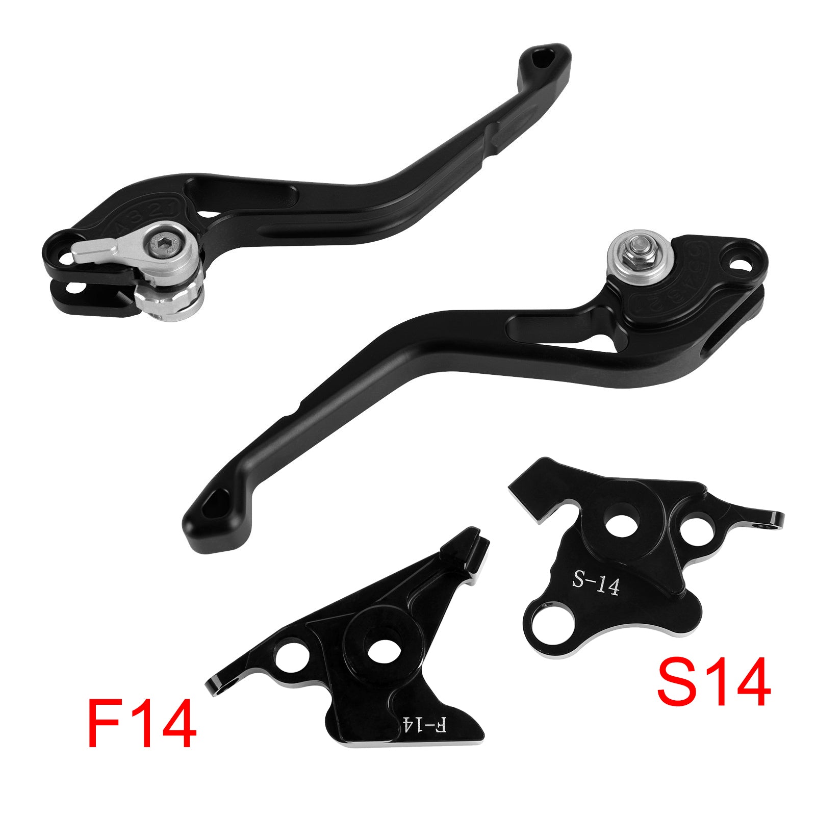 Suzuki GSF650 GSXR1300 DL1000 Silver NEW Short Clutch Brake Lever