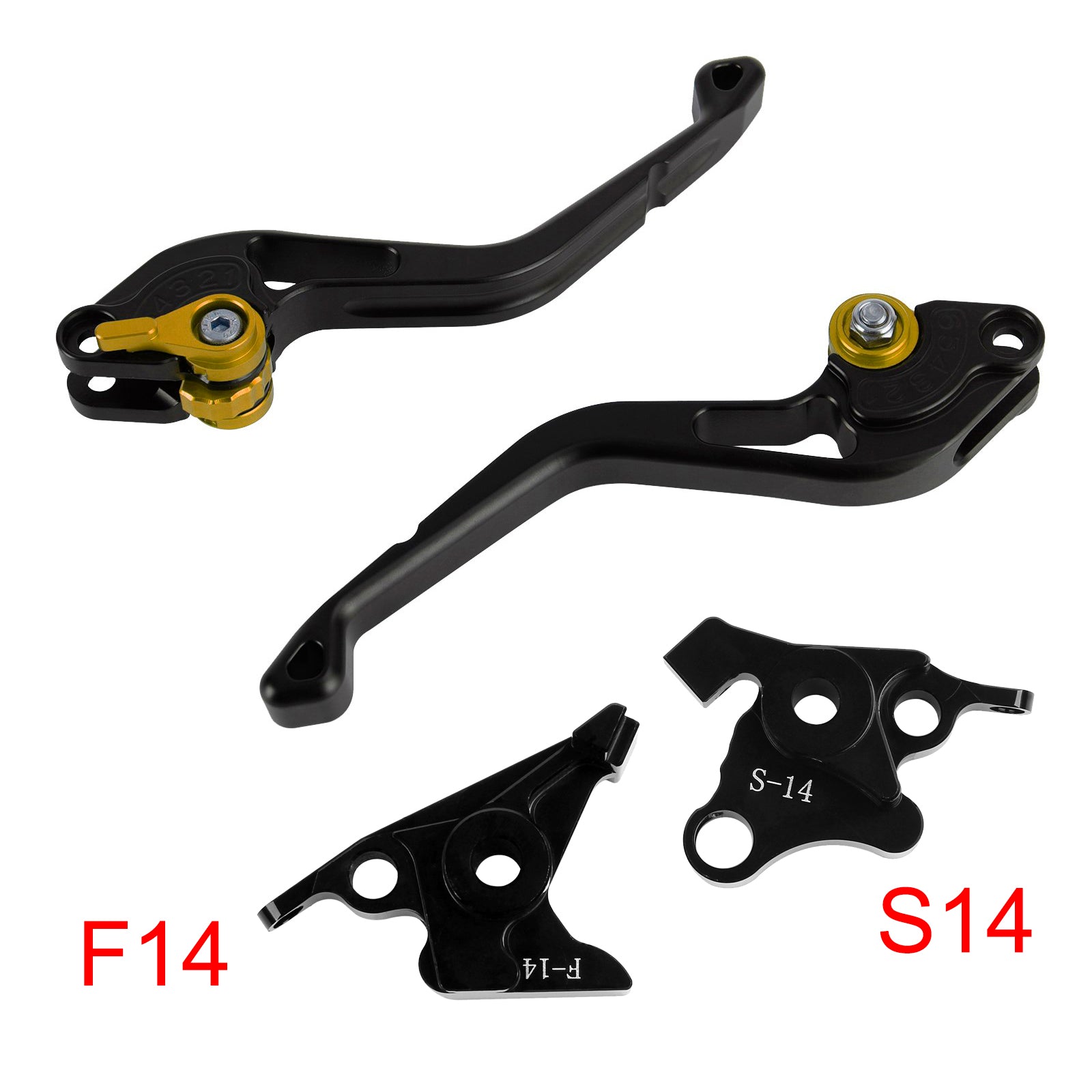 Suzuki GSF650 GSXR1300 DL1000 Gold NOVA alavanca de freio de embreagem curta