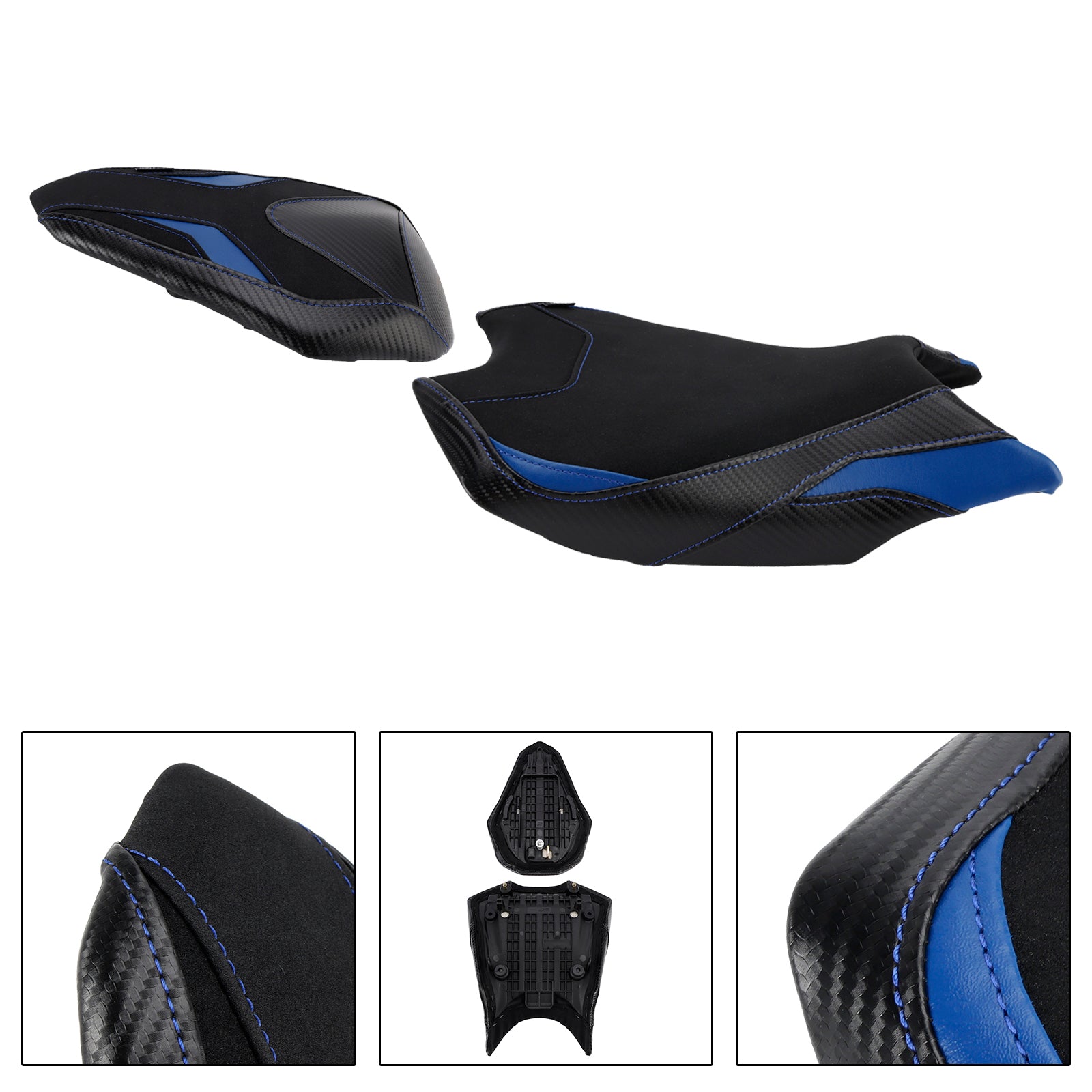 2017-2024 Honda Cbr250Rr spodní přední přední W/ zadní sedadlo řidiče Pillion Blue