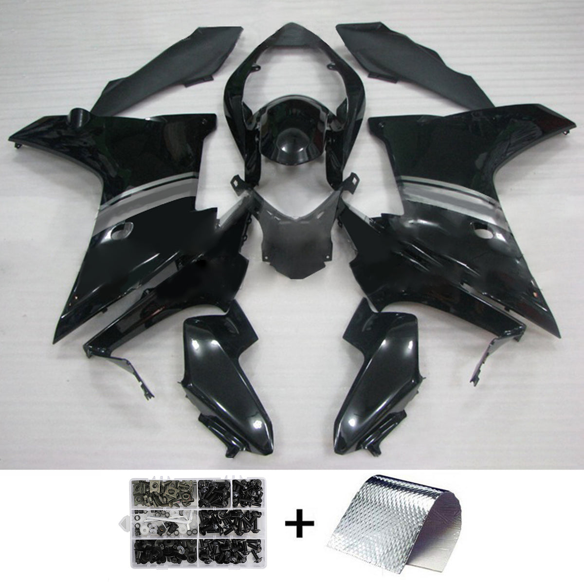 Amotopart 2011-2013 Honda CBR600F Black Fairing Kit