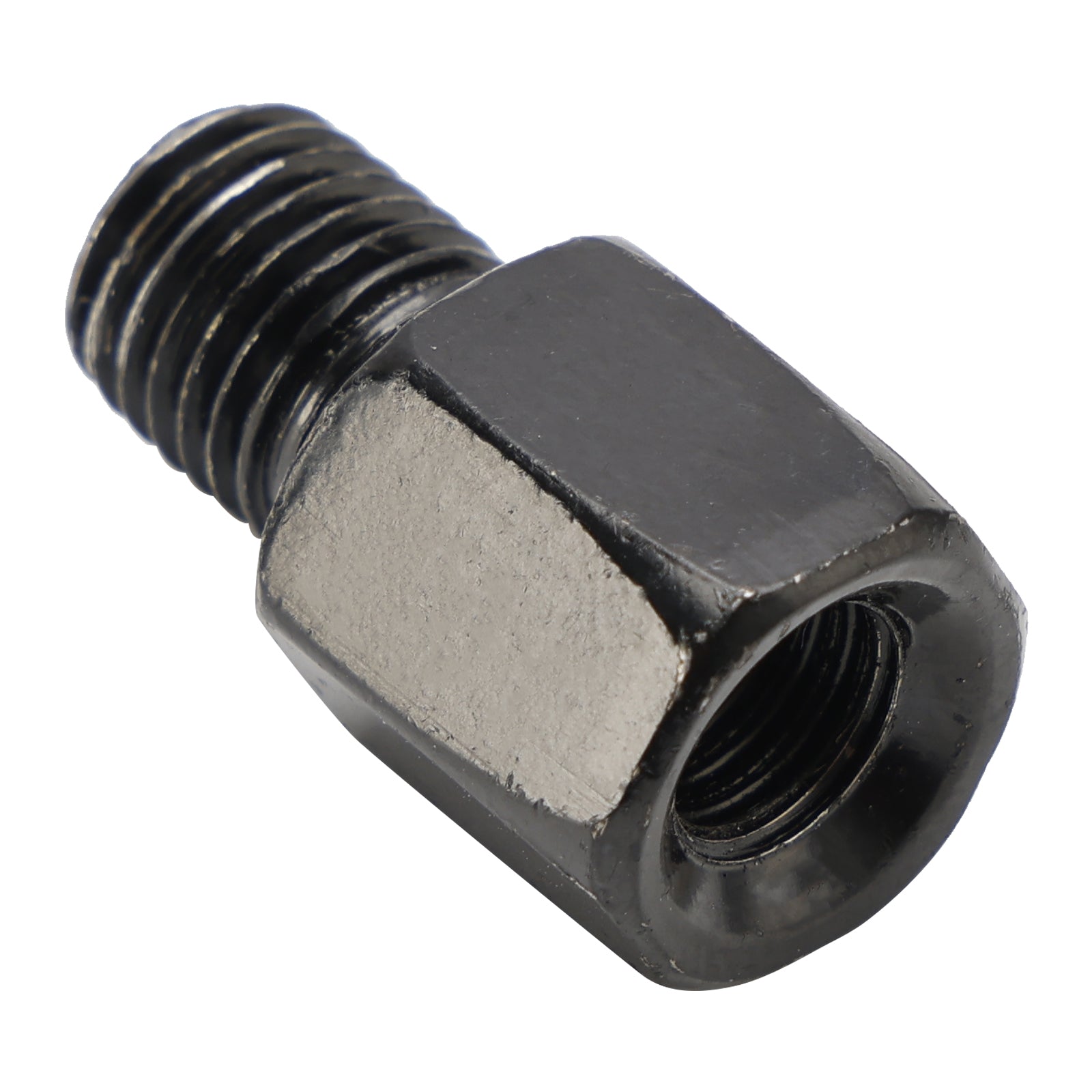 2 adaptadores de espelho universal para scooter de motocicleta, padrão de 8 mm para reverso de 10 mm