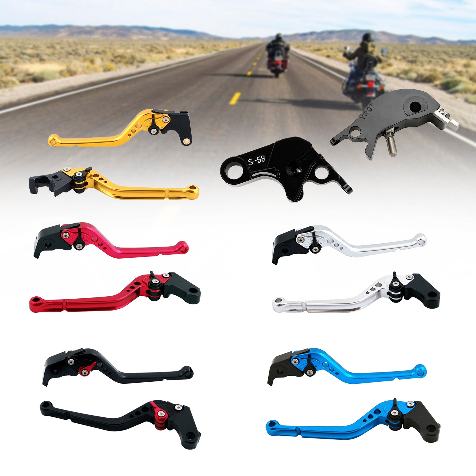 2022-23 Yamaha YZF R7 MT-10/SP FZ-10/SP Long Brax Brake Palancía