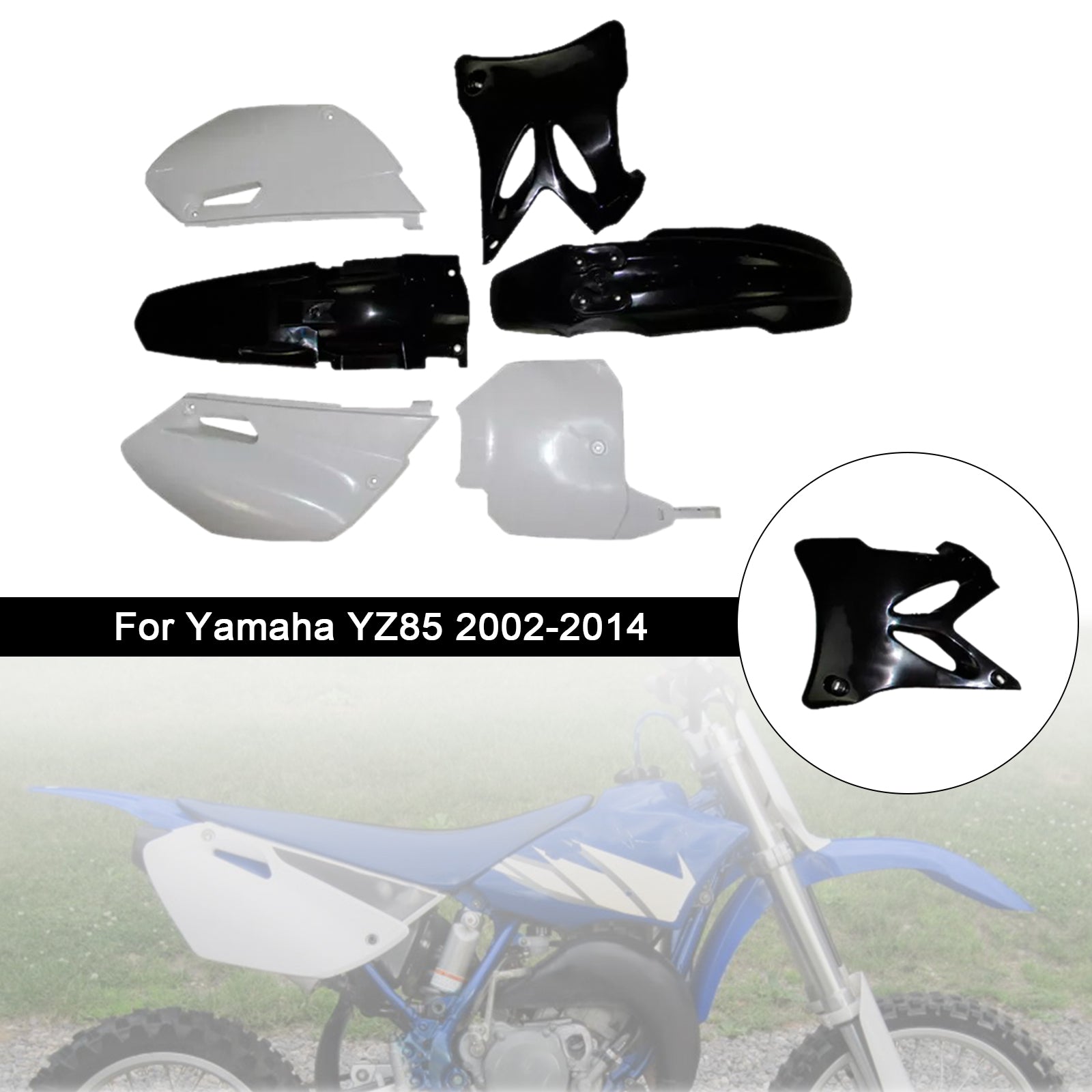 Amotopart 2002-2014 Yamaha YZ85 Fairing Kit