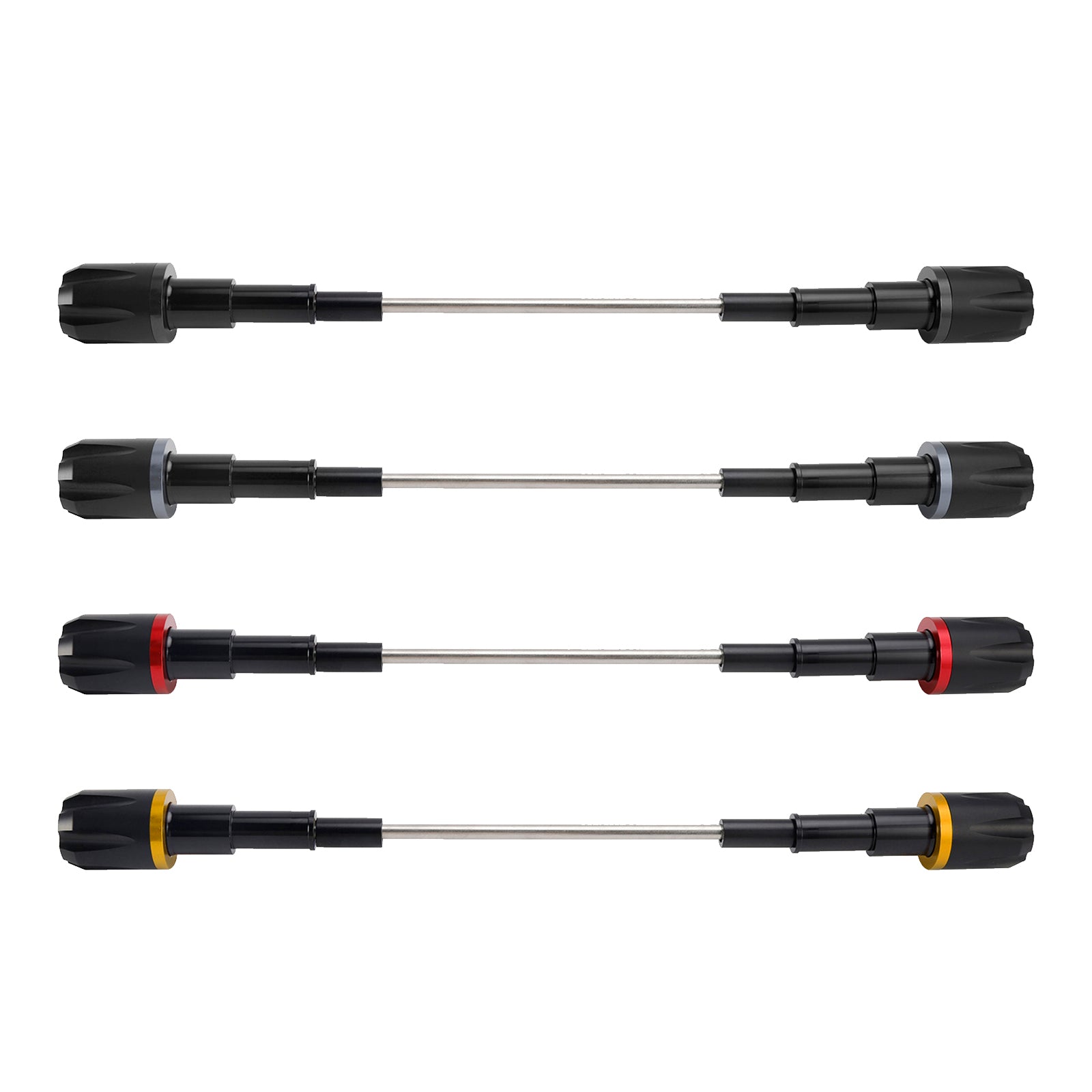 Du Cafe Racer Scrambler 800 Aluminum Frame Crash Slider Protection Gold Black