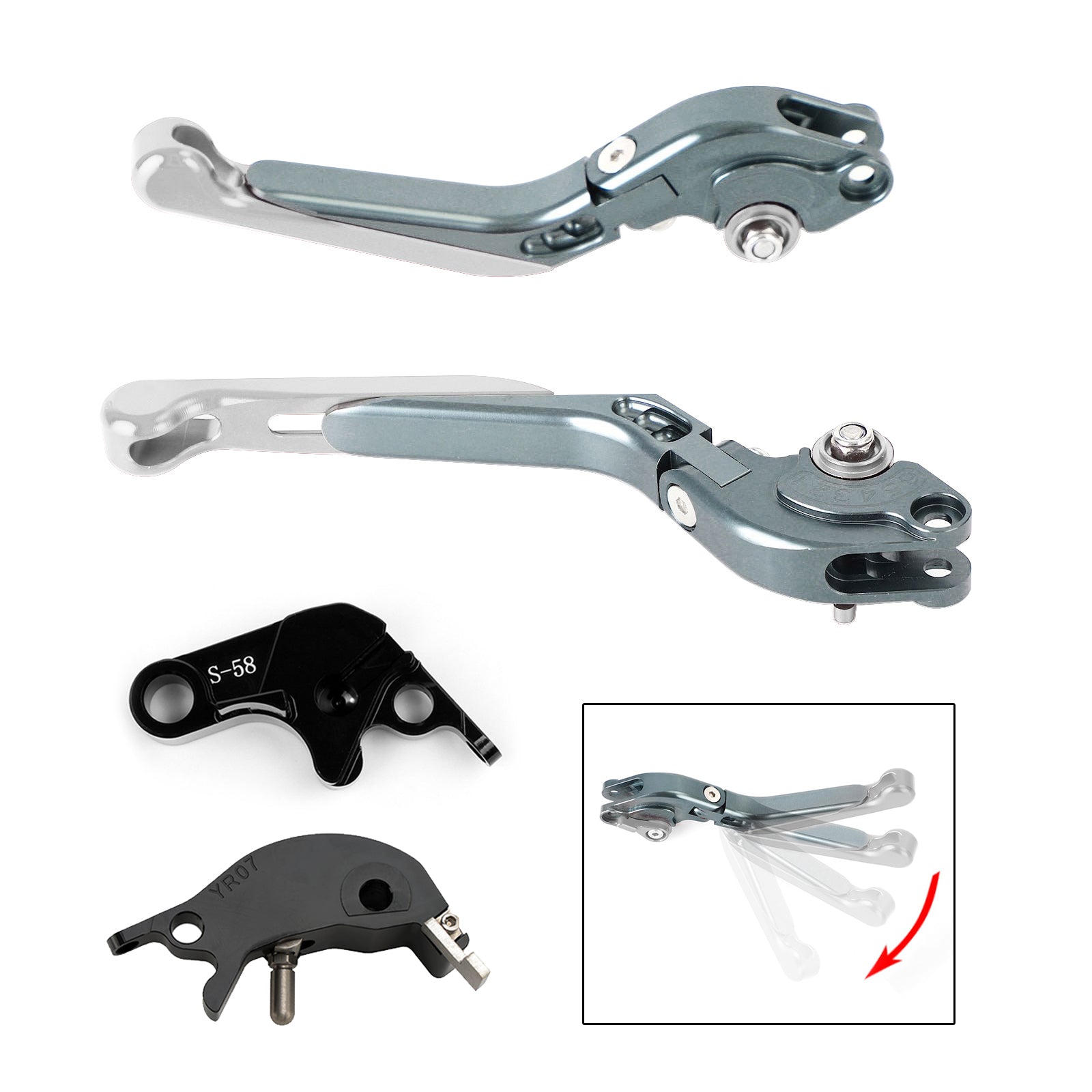 22-23 YAMAHA YZF R7 MT-10/SP FZ-10/SP Adjustable Clutch Brake Lever