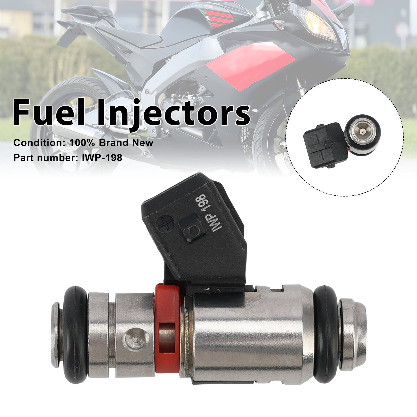 Aprilia RS4 Scarabeo 125-200 IWP198 Inyectores de combustible IWP-198