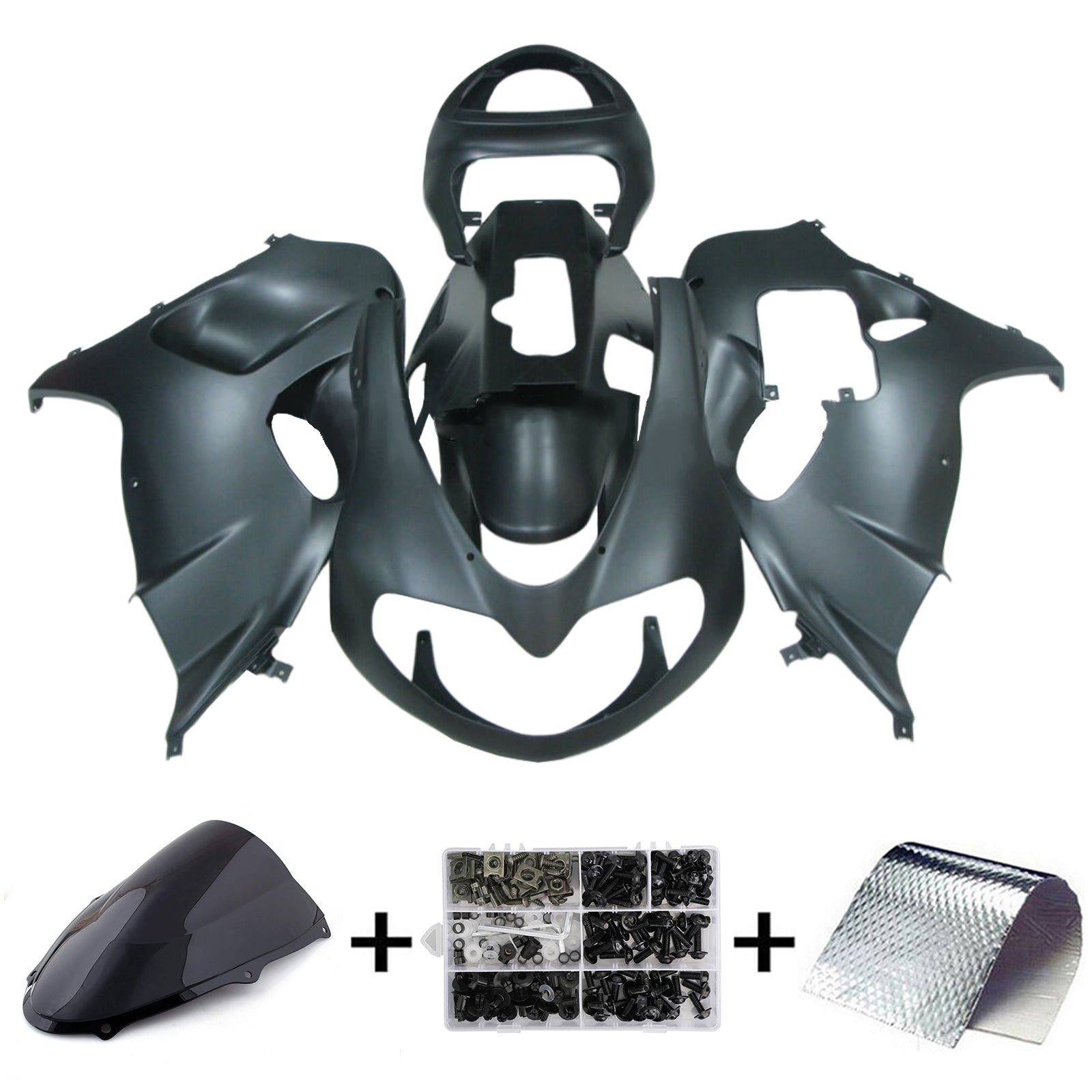 Amotopart 1998-2003 TL1000R Suzuki Matte Black Fairing Kit