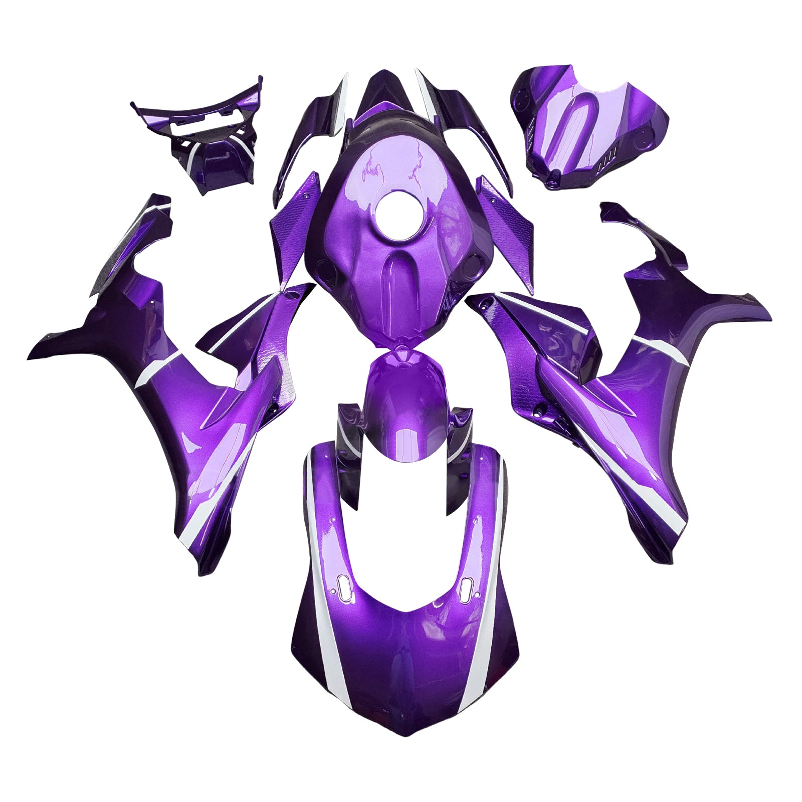 Amotopart 2015-2019 Yamaha  YZF-R1 Purple Fairing Kit