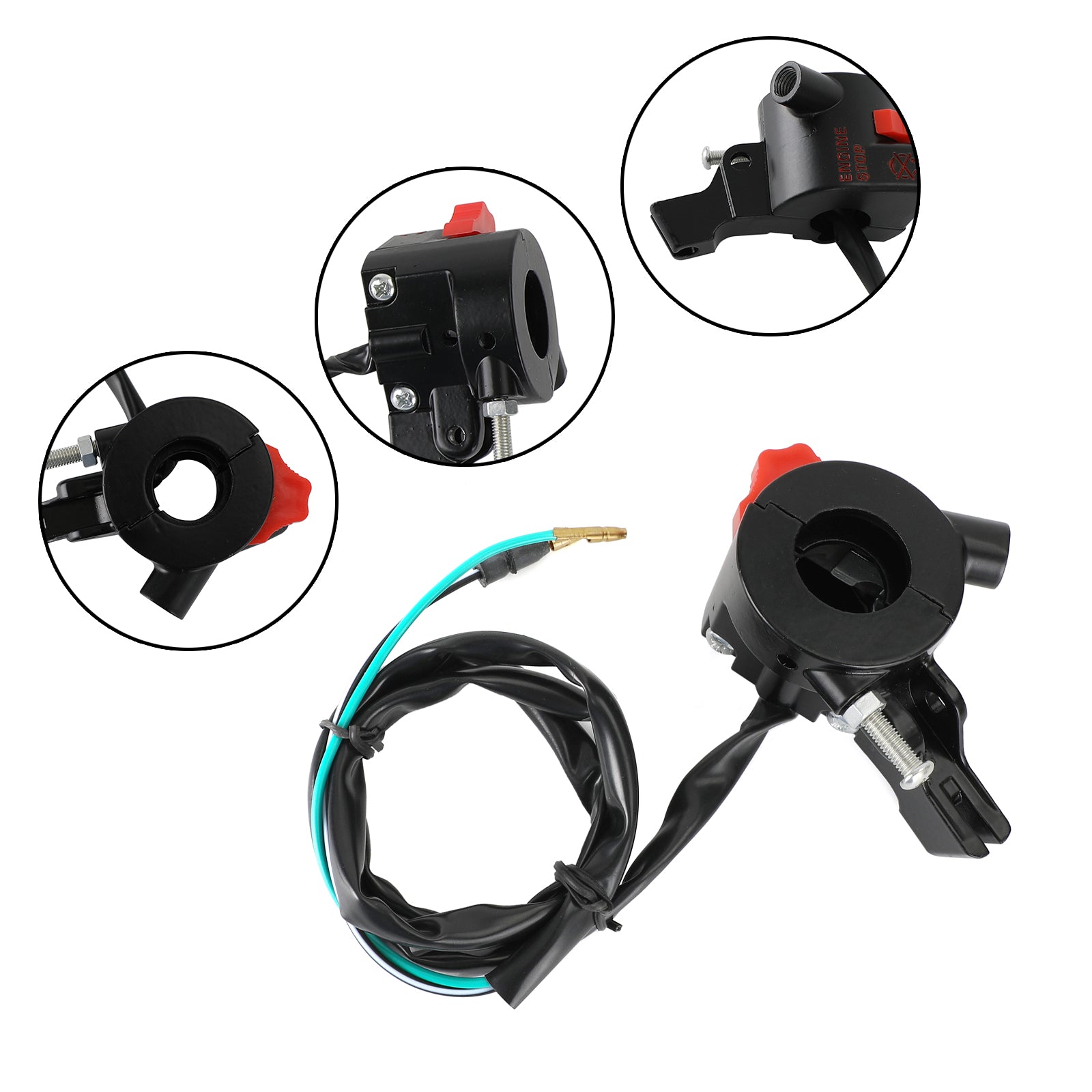 Starter Stop Switch Kill Switch Housing For Honda CRF50F 04-21 35130-GEL-D61