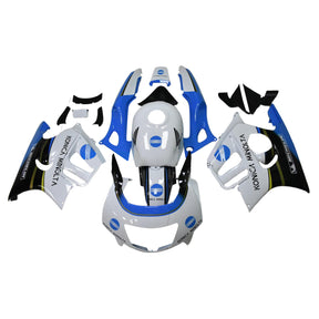 Amotopart 1997-1998 Honda CBR600 F3 White Black Blue Fairing Kit