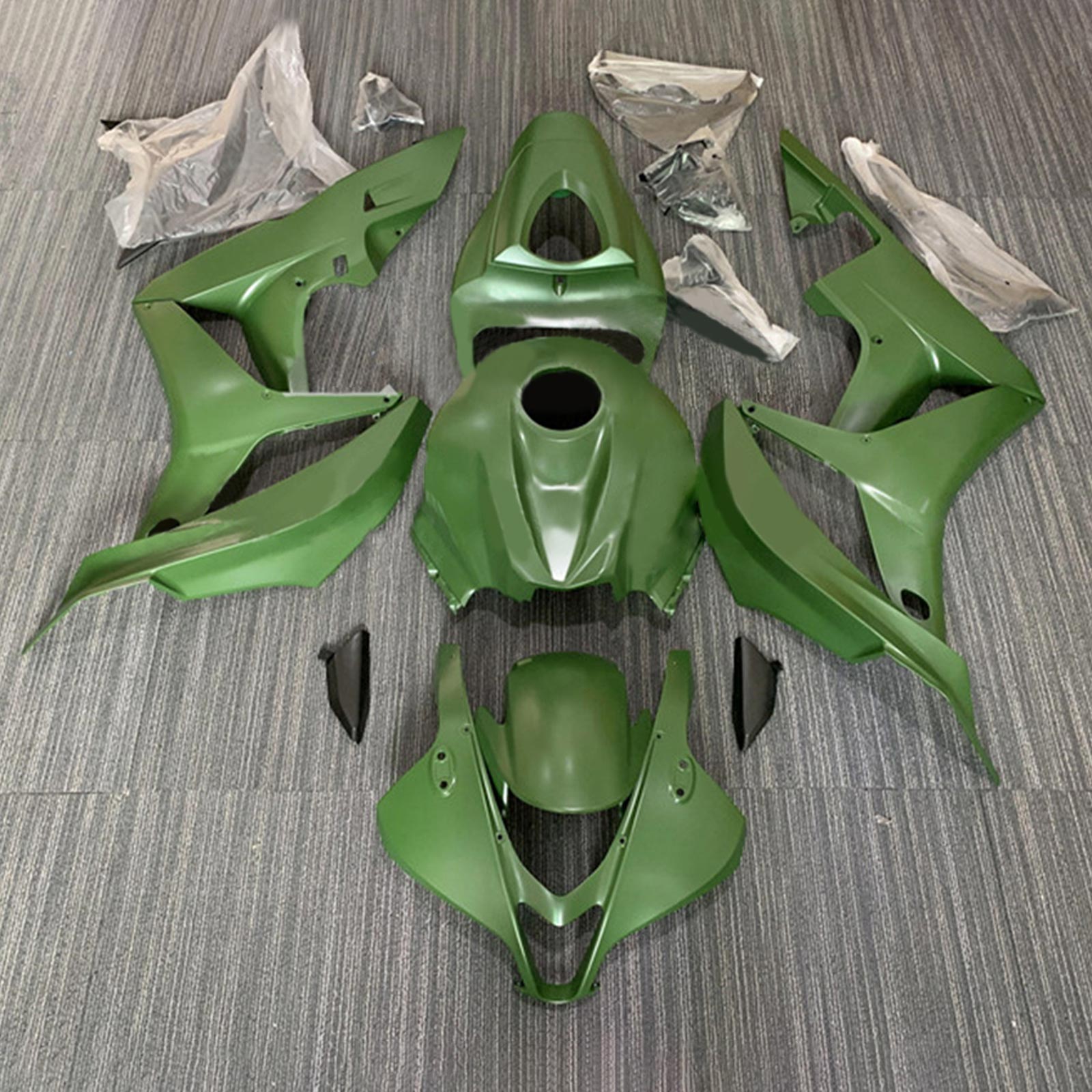 Kit carena verde Amotopart 2007-2008 Honda CBR600RR