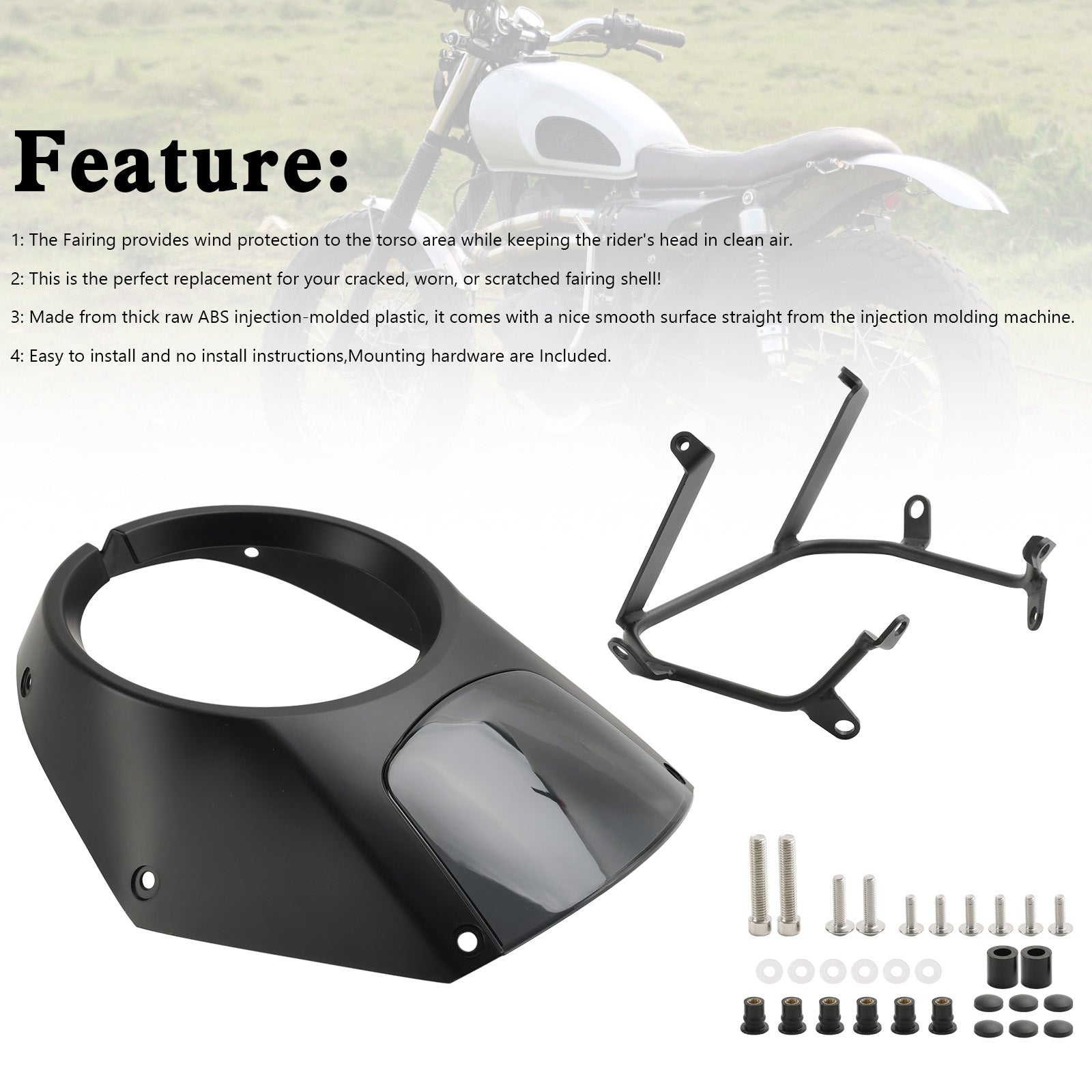 Headlight Windshield Fairing Windscreen For Honda CL300 2023