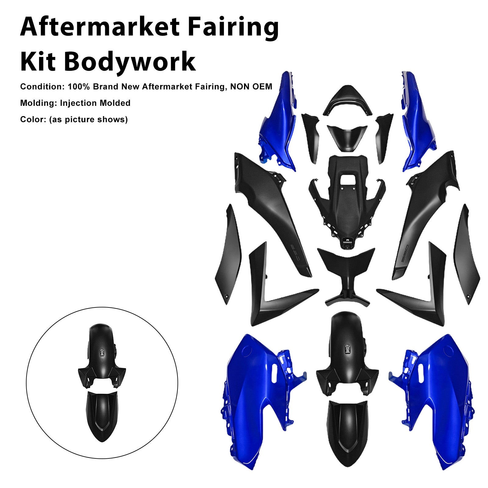 Amotopart 2025-2026 Yamaha TMAX560 Fairing Kit Collection