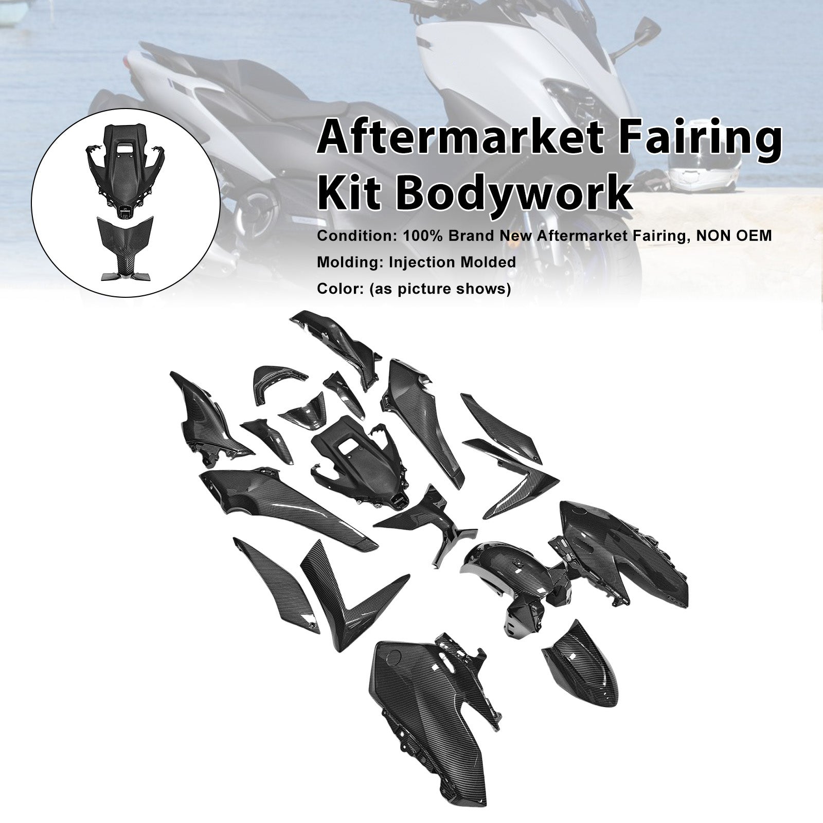 Amotopart 2025-2026 Yamaha TMAX560 Fairing Kit Collection