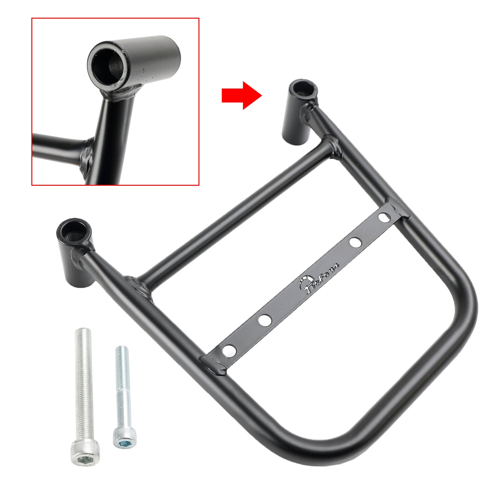 Kawasaki Vulcan S 650 16-23 Cafe Luggage Rack Side Saddle Bag Mount Bracket