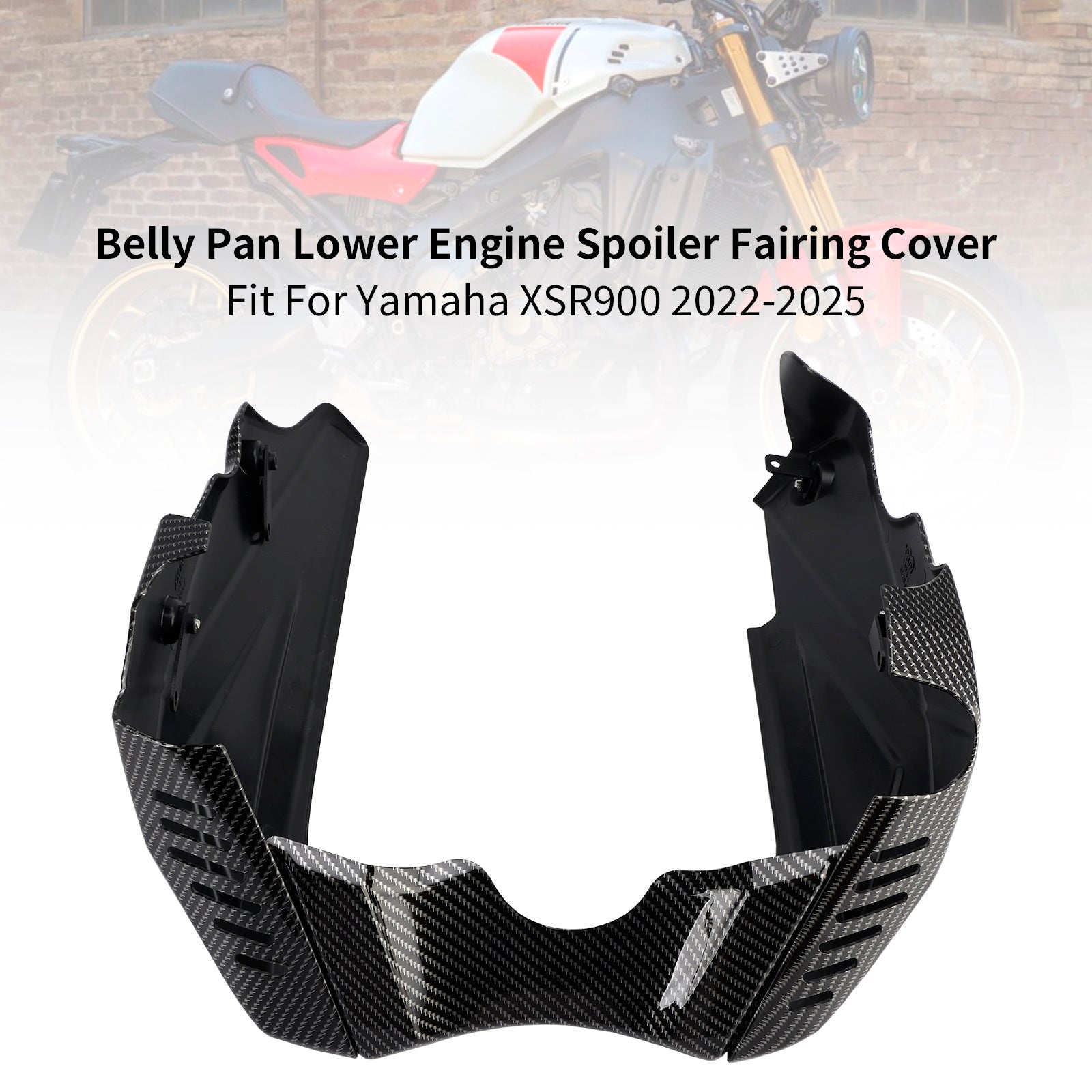 2022-2025 Yamaha XSR900 Belly Pan Lower Engine Spoiler Fairing Cover