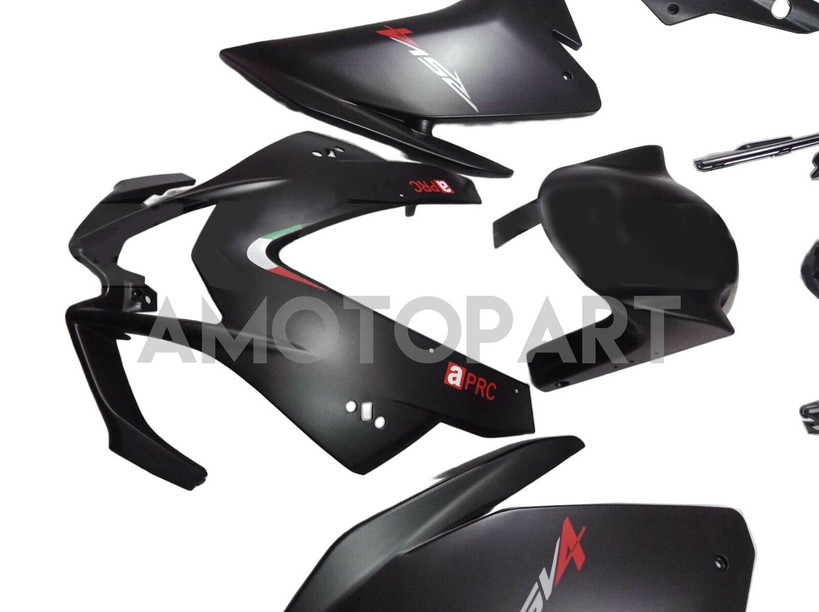 Amotopart Aprilia 2009-2015 RSV4 1000 Matte Black Fairing Kit