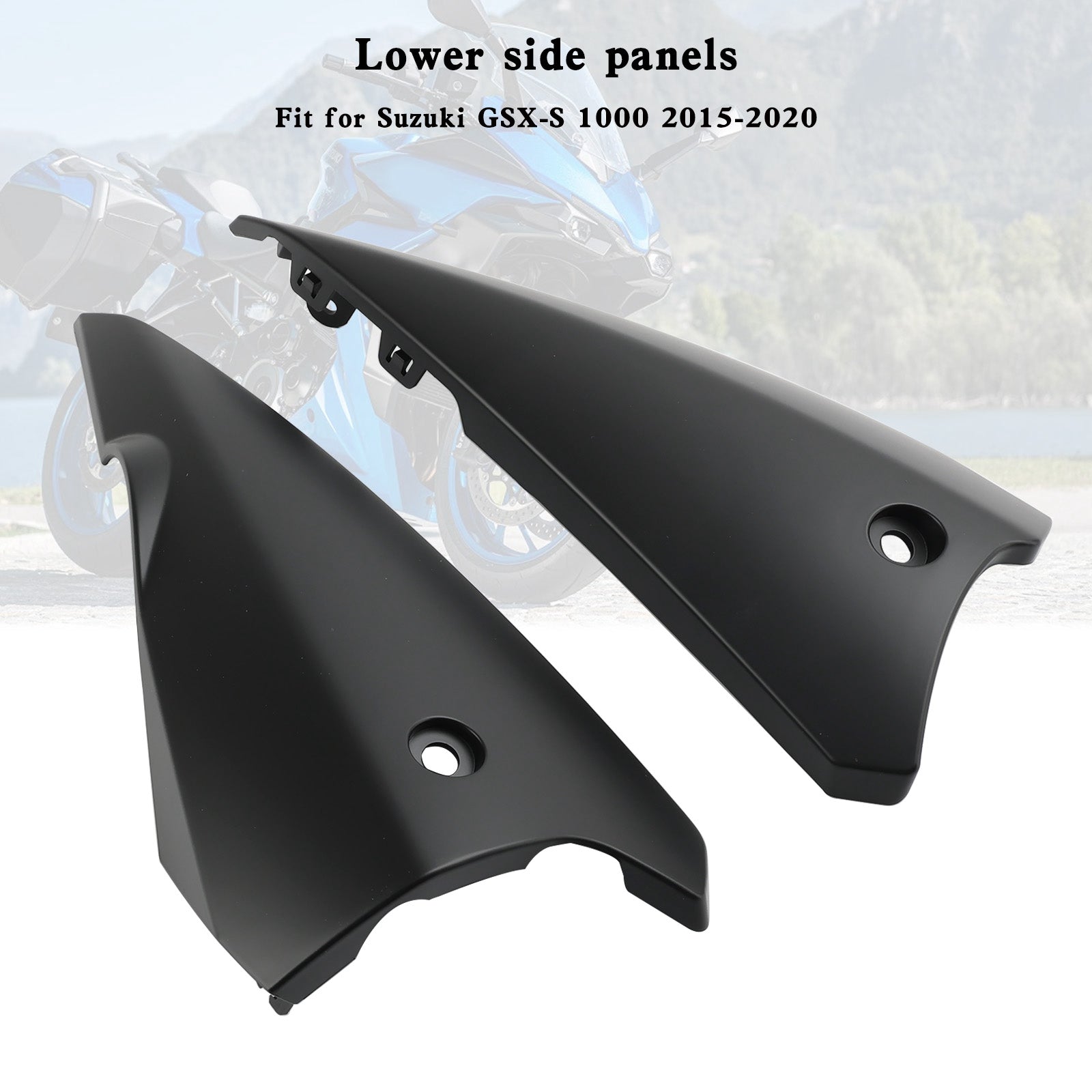 Upper Belly Pan Panels lower side Fairing For Suzuki GSX-S 1000 2015-2020