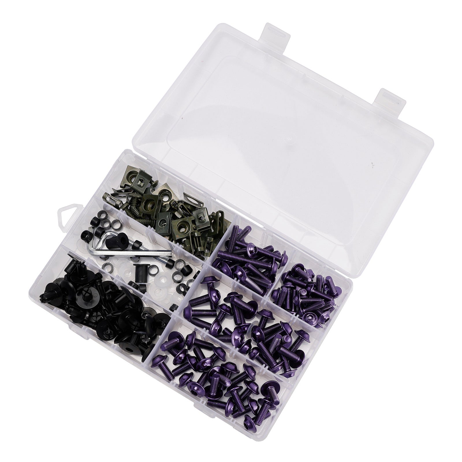 M6 Schrauben M5 / Verkleidungsschrauben - Clip Set Klemmen Teile + 198 Schwarz